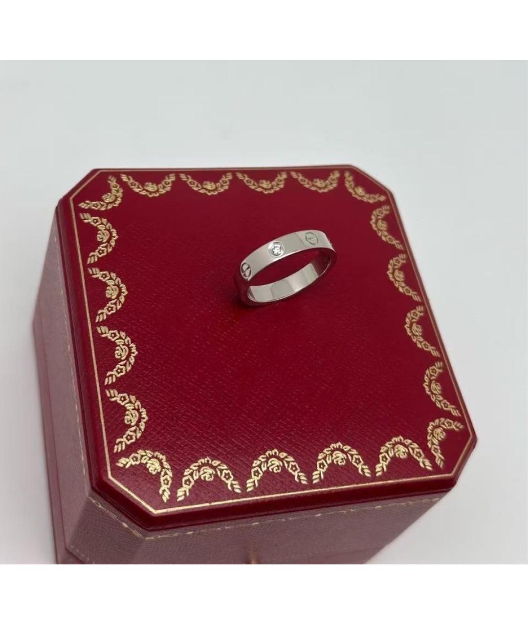CARTIER Серебряное кольцо из белого золота, фото 4