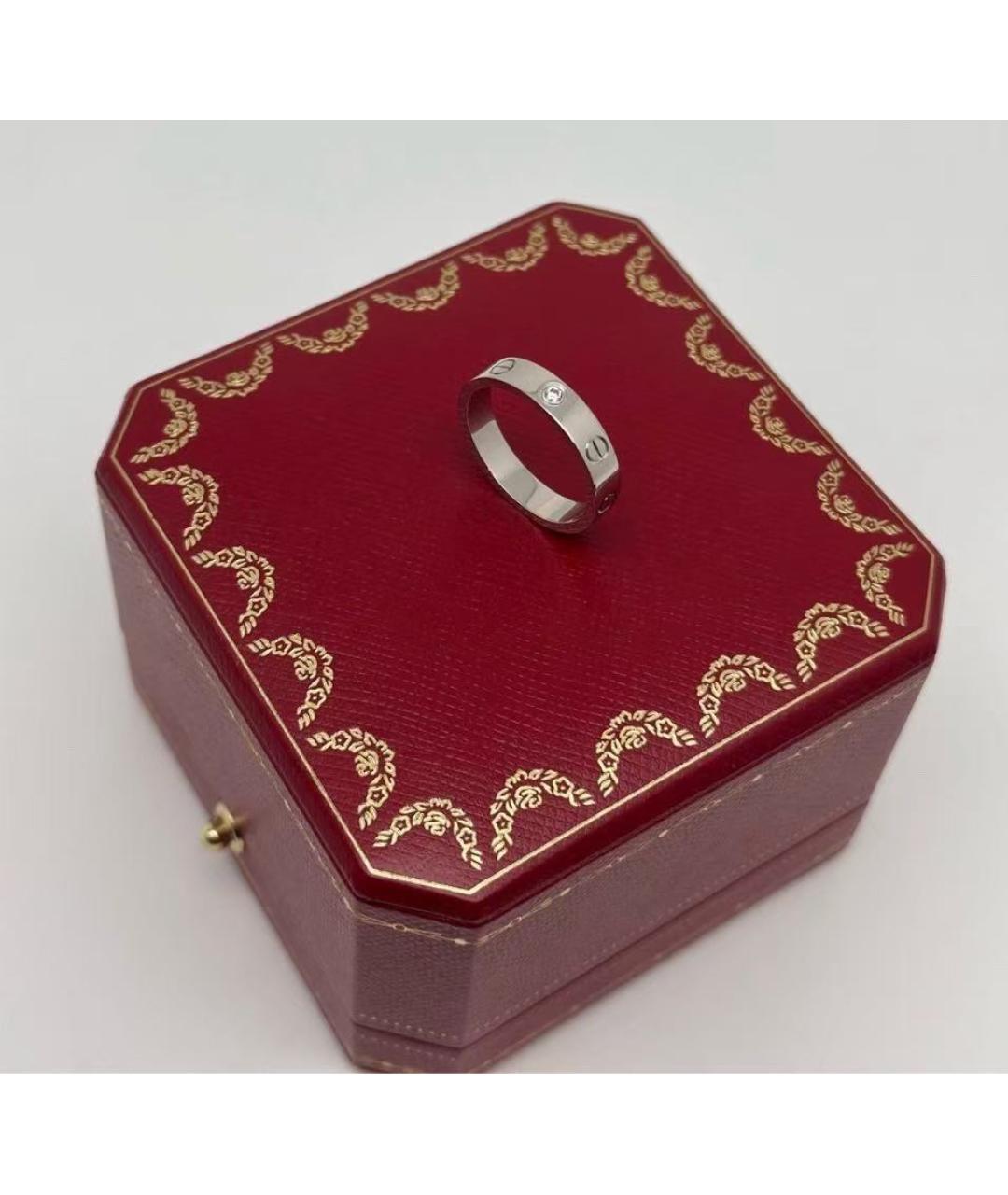 CARTIER Серебряное кольцо из белого золота, фото 5