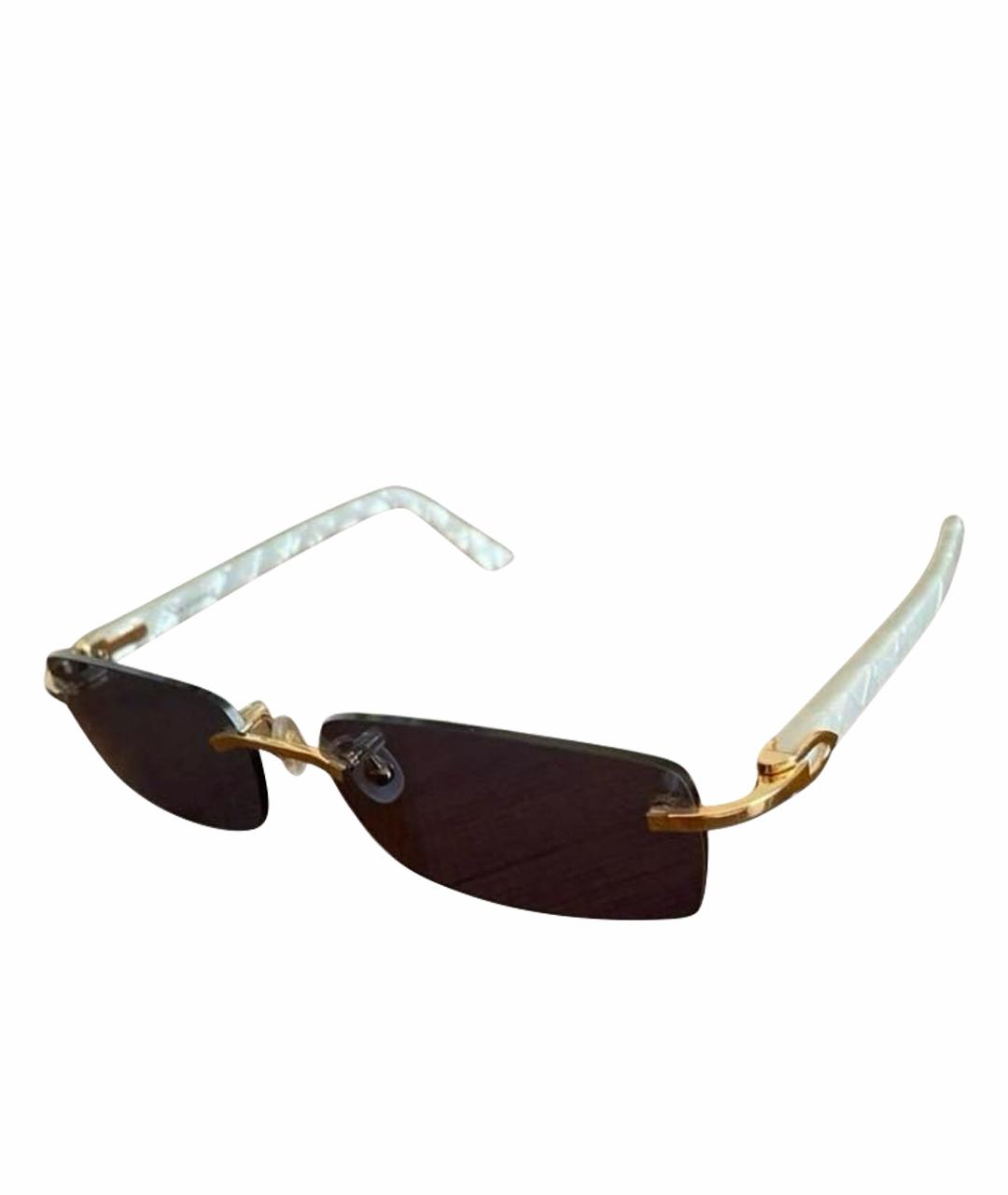 CARTIER Черные пластиковые солнцезащитные очки, фото 1