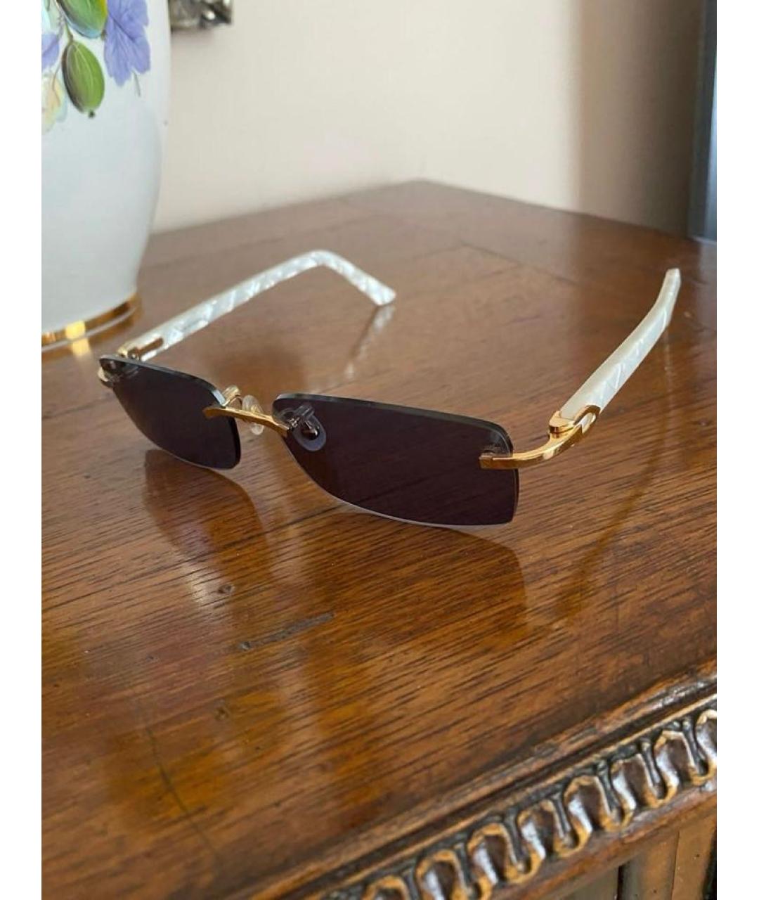 CARTIER Черные пластиковые солнцезащитные очки, фото 2