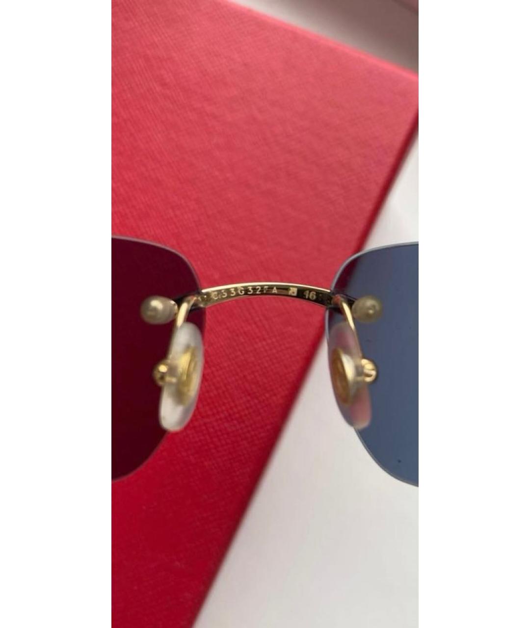 CARTIER Черные пластиковые солнцезащитные очки, фото 7