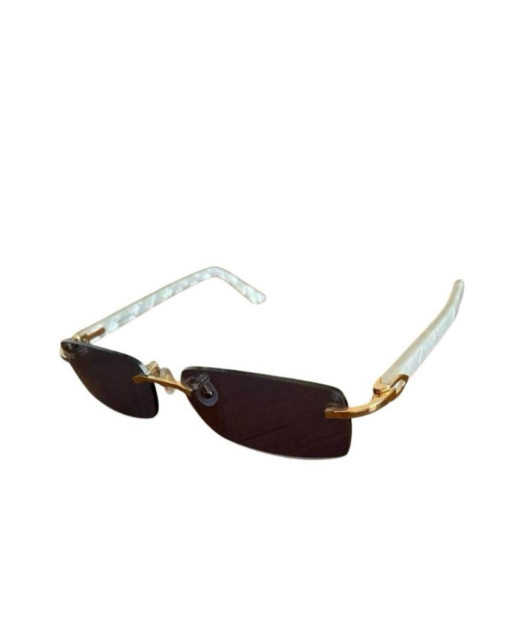 CARTIER Черные пластиковые солнцезащитные очки, фото 9