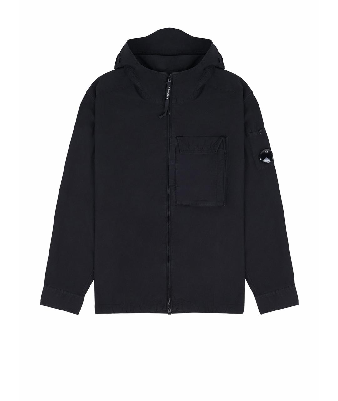 CP COMPANY Черная хлопковая куртка, фото 1