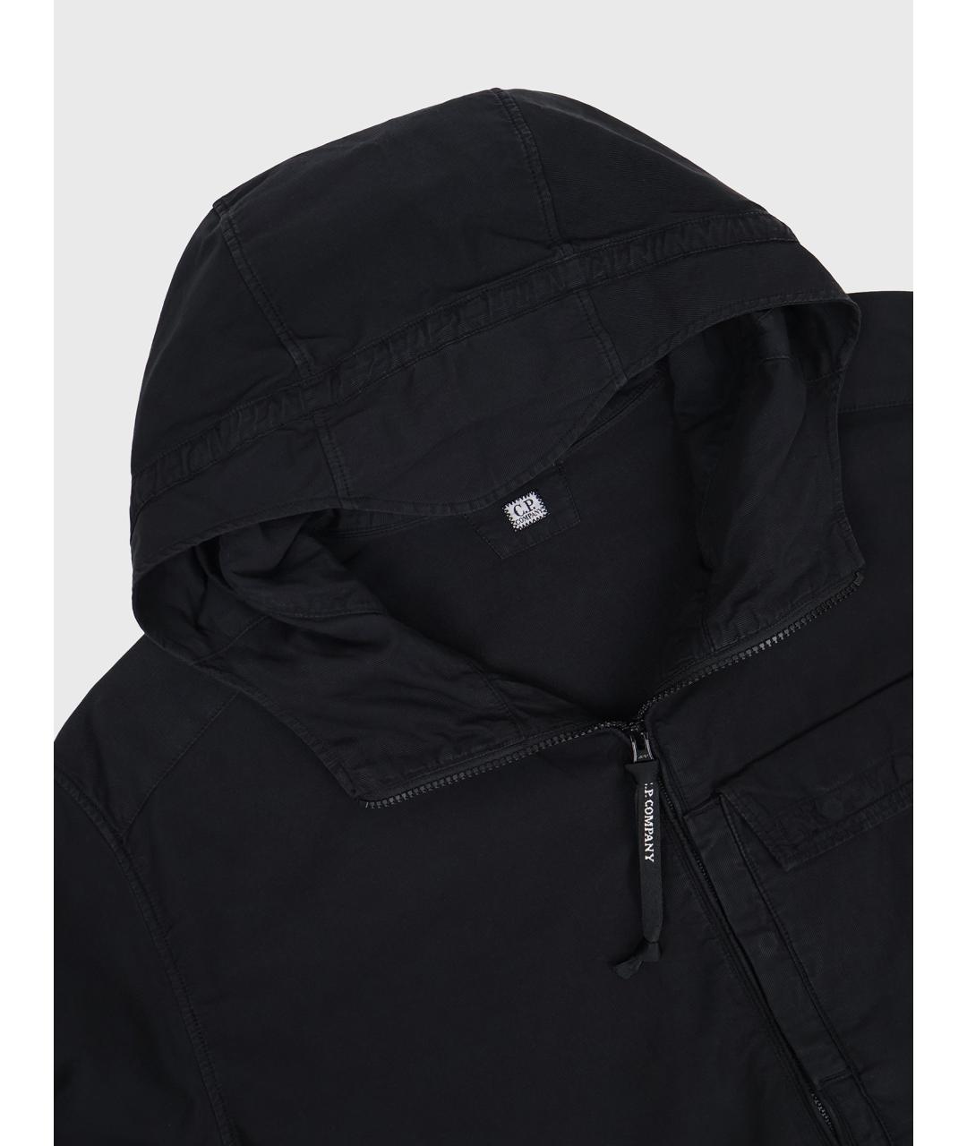 CP COMPANY Черная хлопковая куртка, фото 2