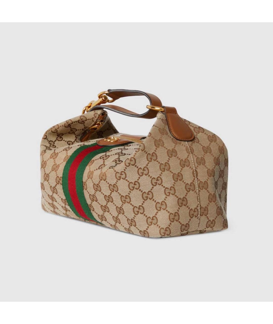 GUCCI Бежевая сумка тоут, фото 3