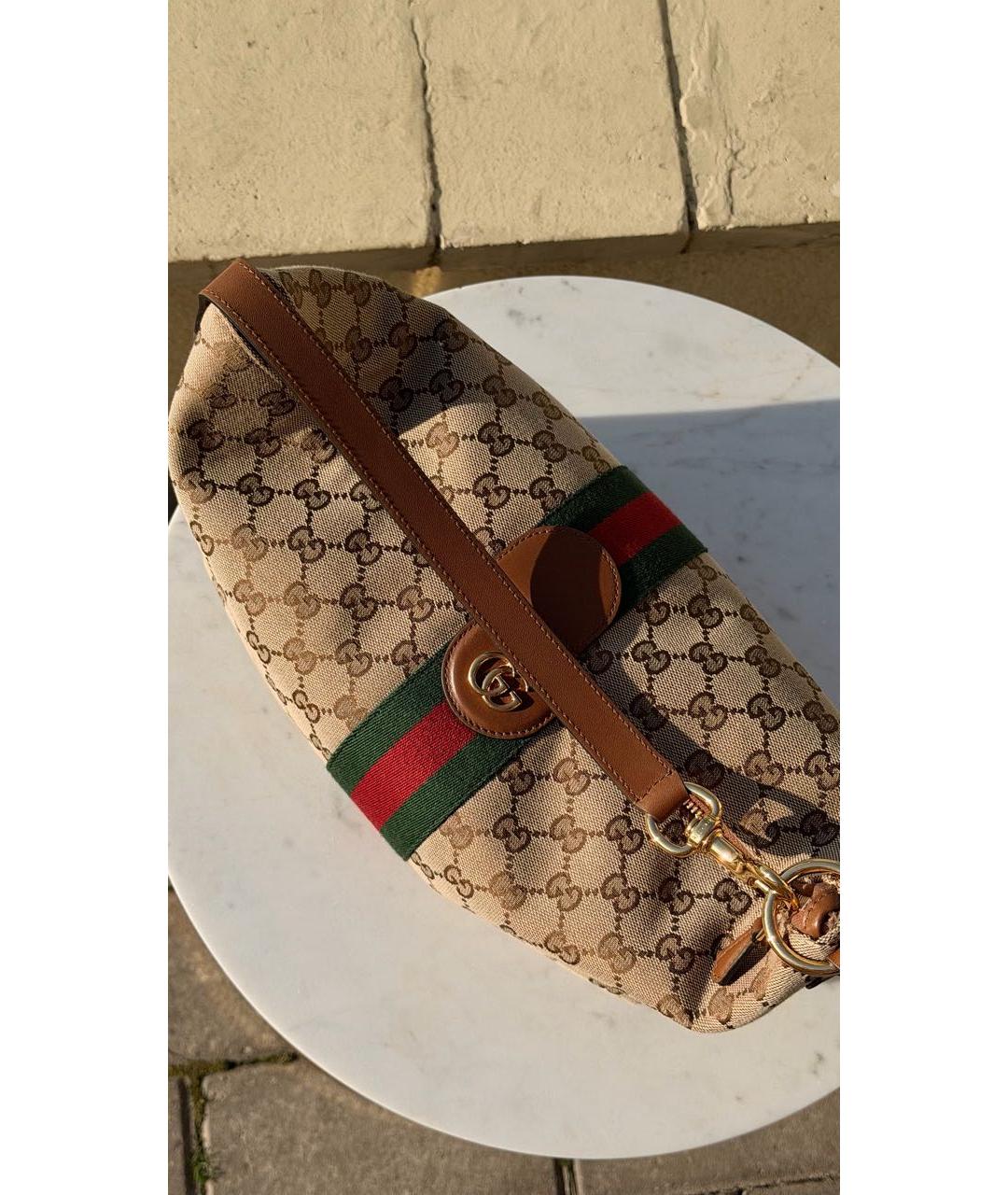 GUCCI Бежевая сумка тоут, фото 2