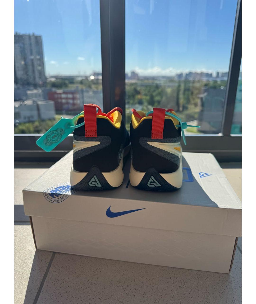 NIKE Темно-синие текстильные кеды, фото 8