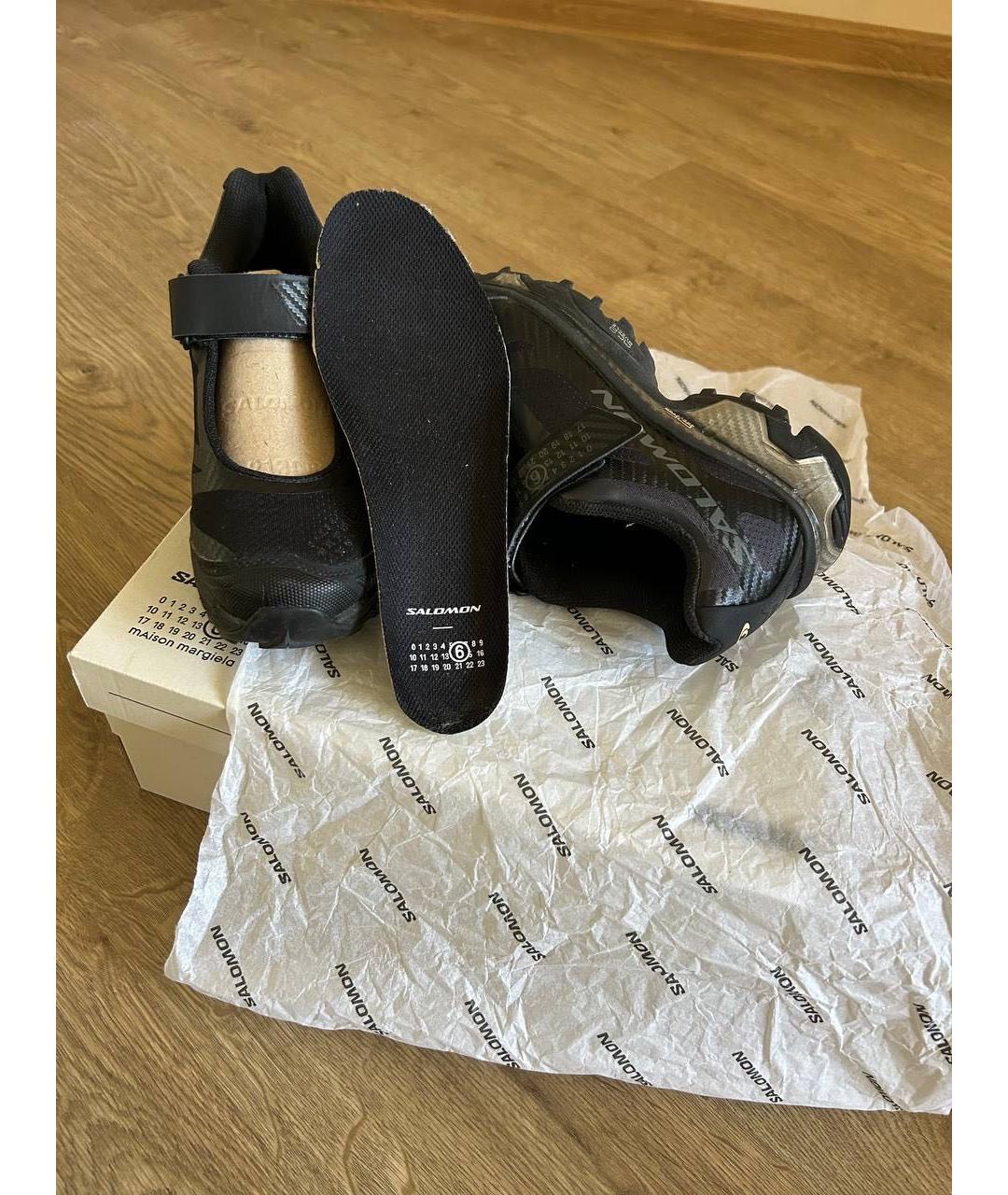 MM6 MAISON MARGIELA Черные кроссовки, фото 5