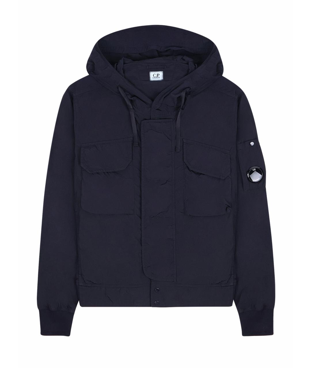 CP COMPANY Темно-синяя полиамидовая куртка, фото 1