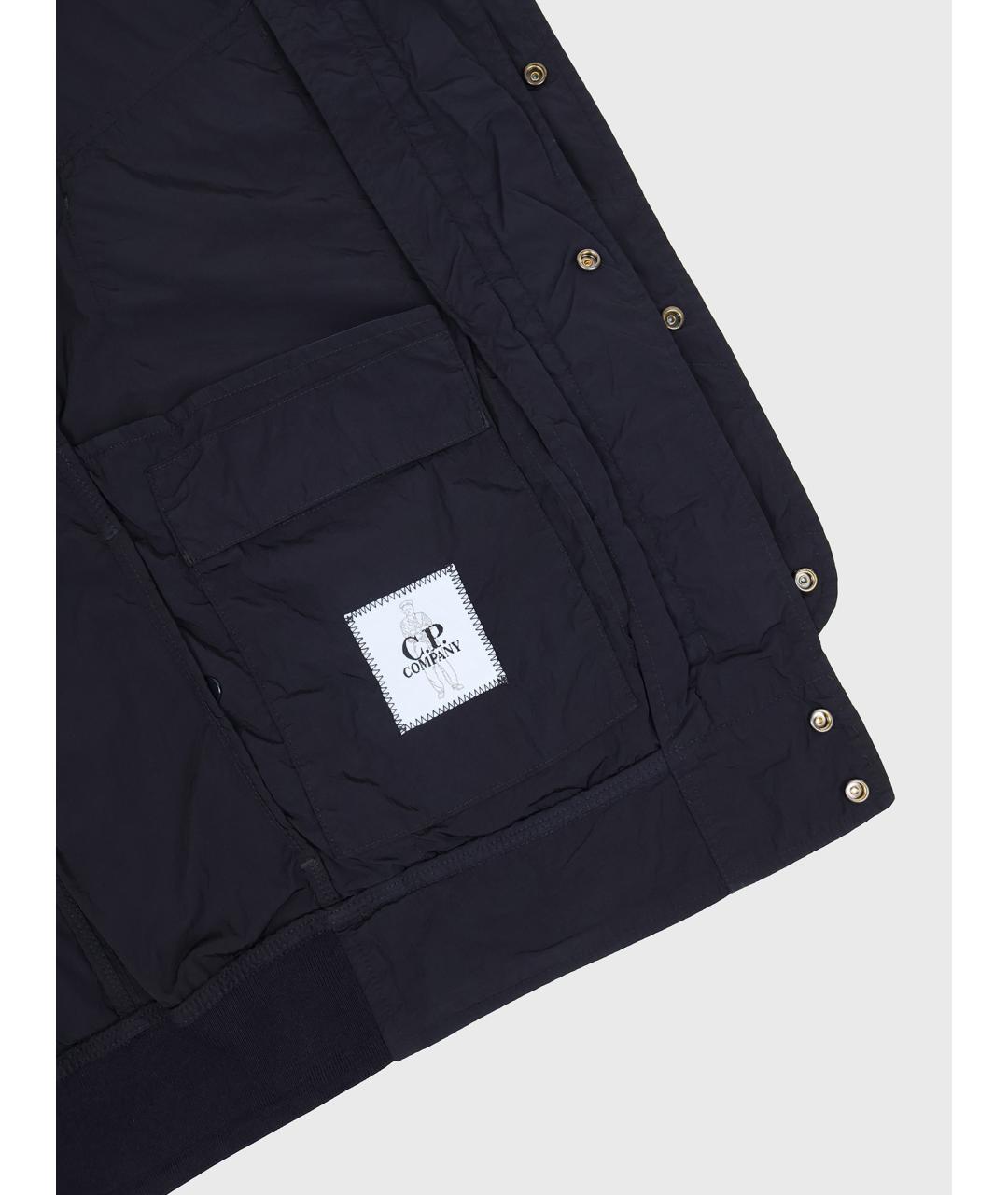 CP COMPANY Темно-синяя полиамидовая куртка, фото 5