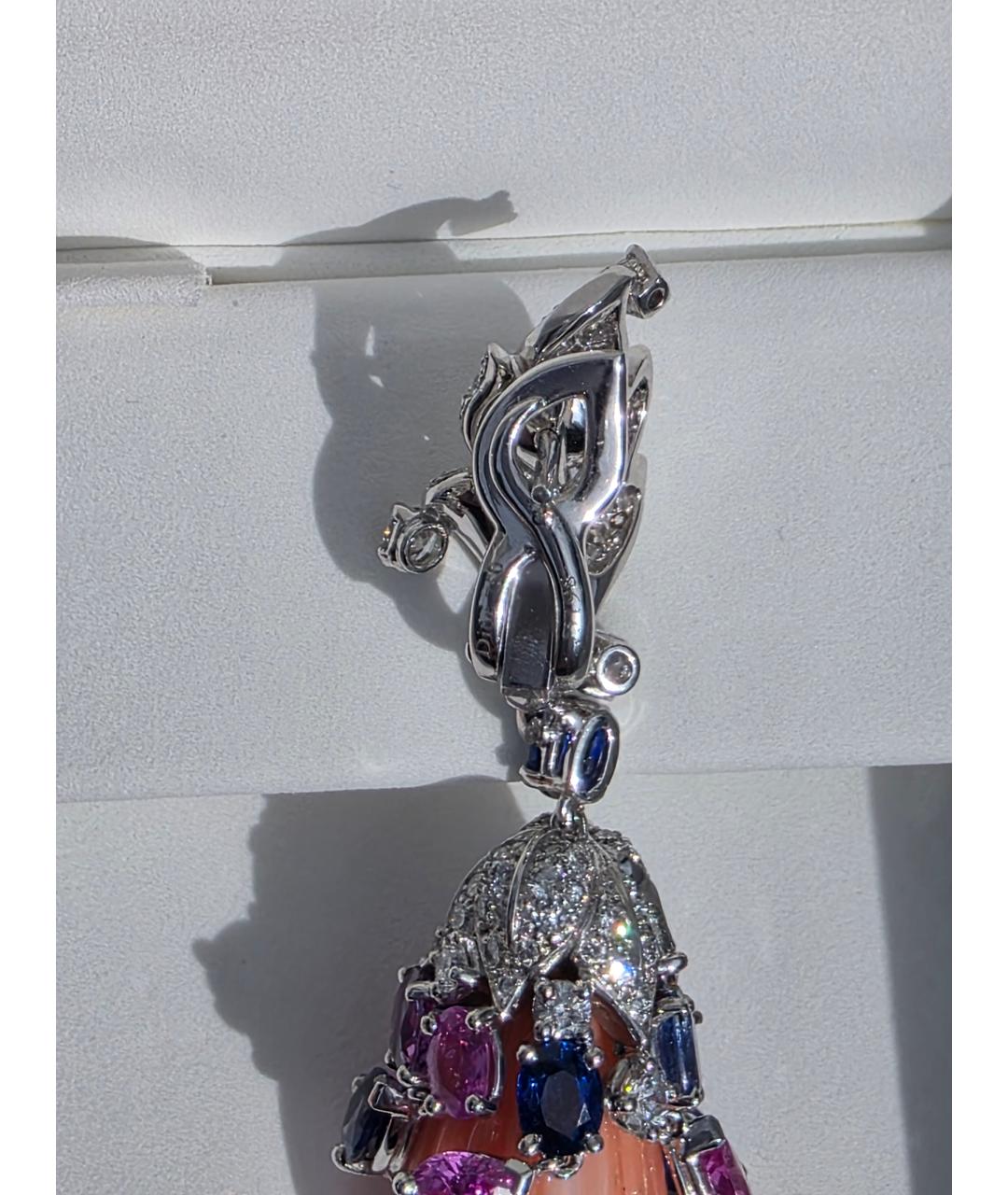 CHRISTIAN DIOR Мульти серьги из белого золота, фото 3