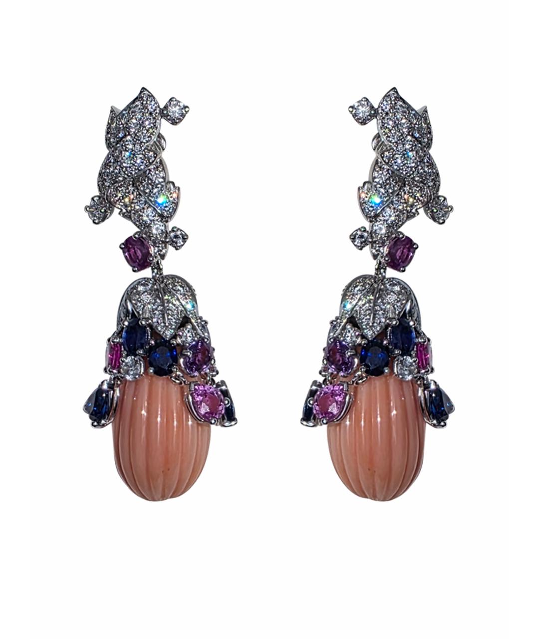 CHRISTIAN DIOR Мульти серьги из белого золота, фото 1