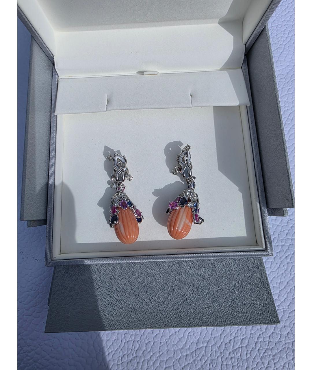 CHRISTIAN DIOR Мульти серьги из белого золота, фото 2