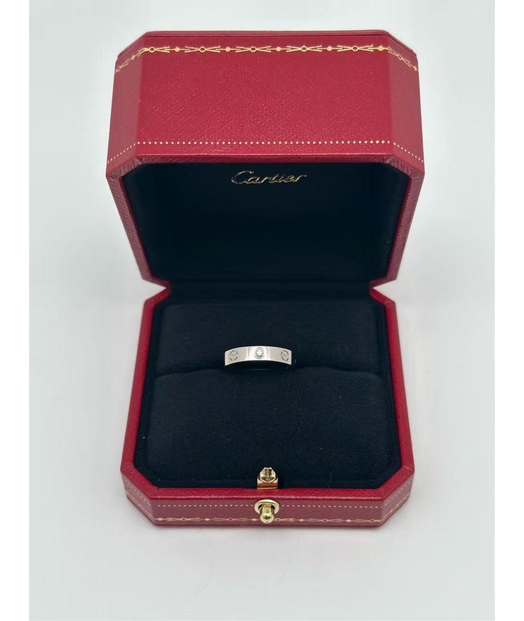CARTIER Серебряное кольцо из белого золота, фото 4