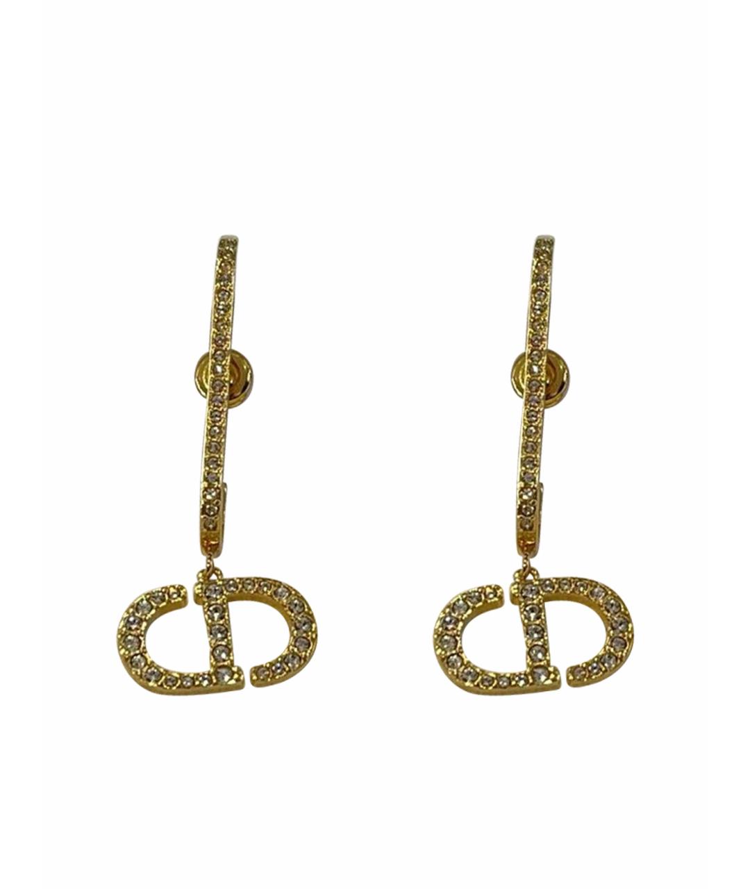 CHRISTIAN DIOR Золотые серьги, фото 4