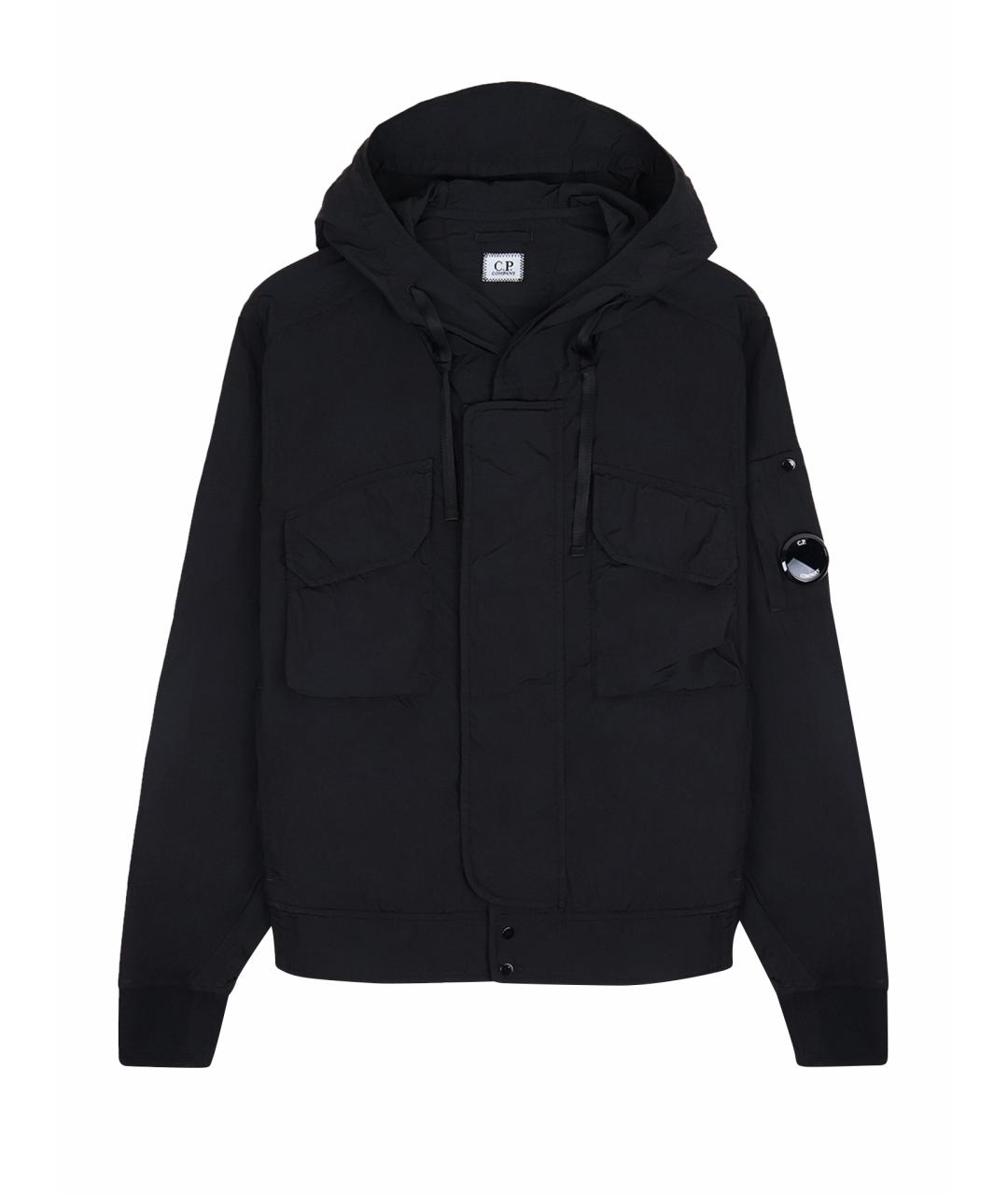 CP COMPANY Черная полиамидовая куртка, фото 1
