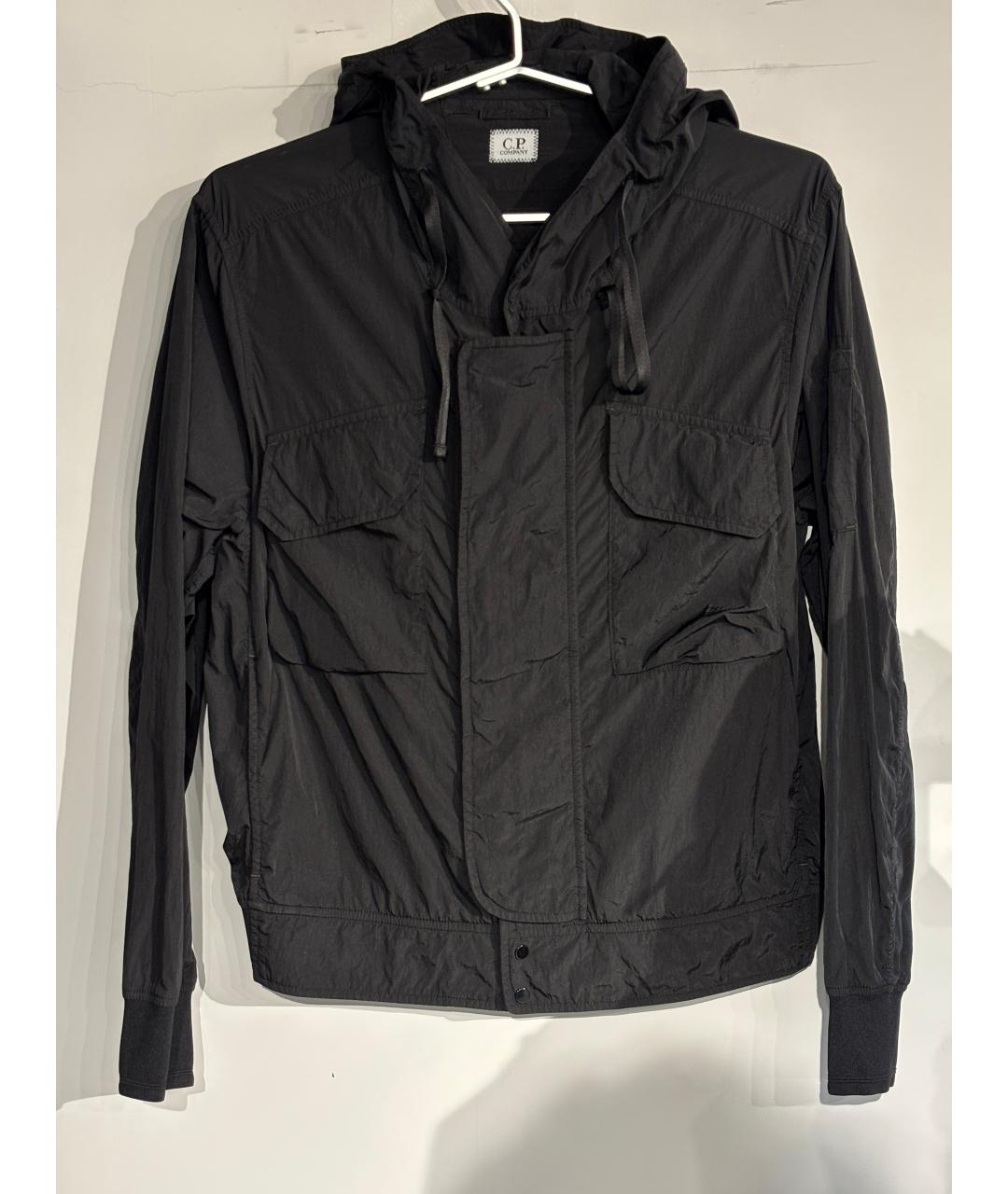 CP COMPANY Черная полиамидовая куртка, фото 6