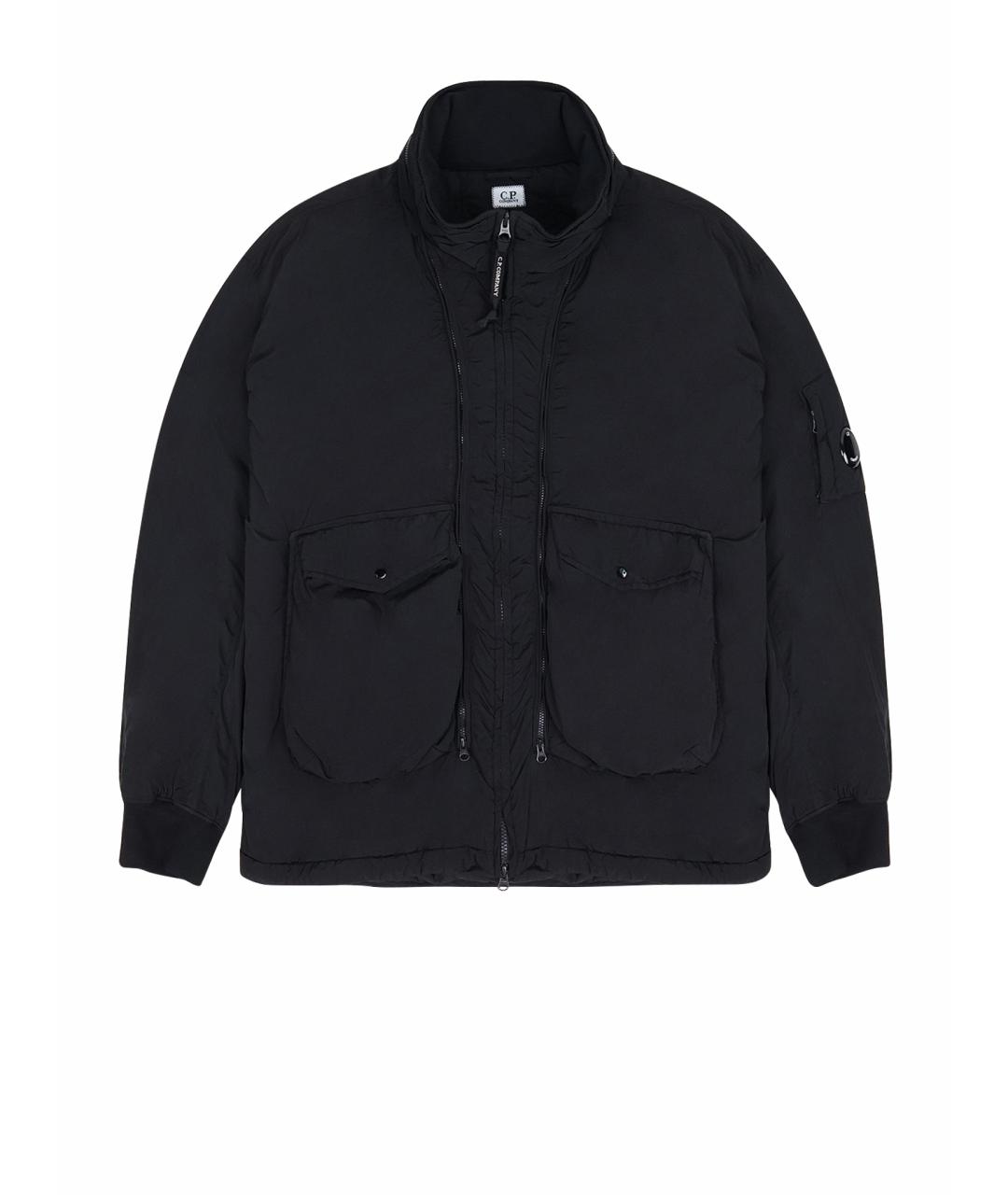 CP COMPANY Черная нейлоновая куртка, фото 1