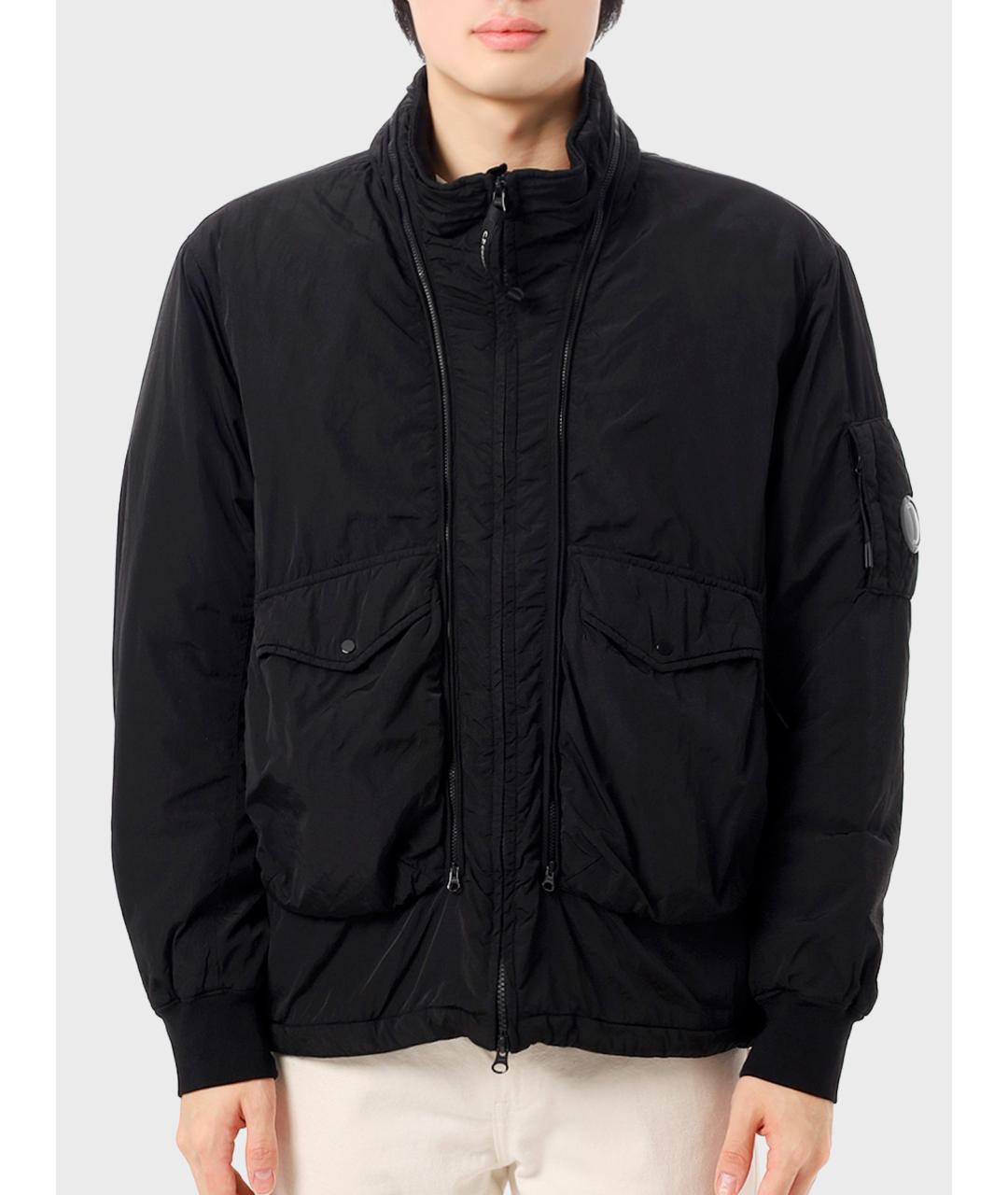 CP COMPANY Черная нейлоновая куртка, фото 2