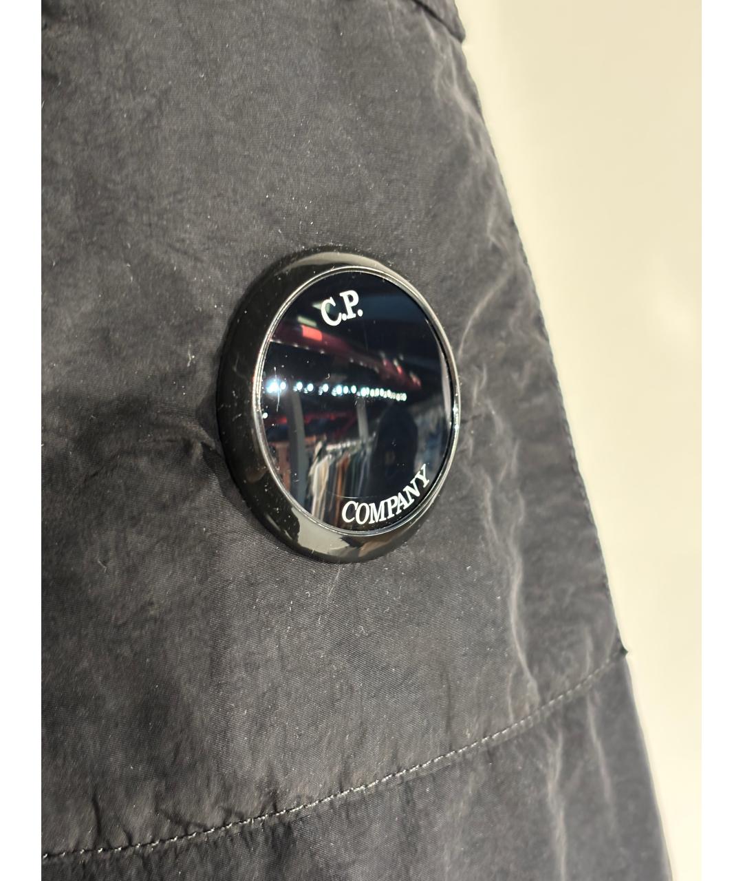 CP COMPANY Черный нейлоновый пуховик, фото 8