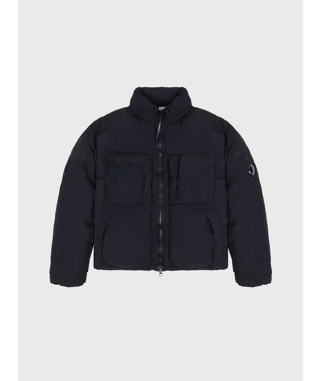CP COMPANY Черный нейлоновый пуховик, фото 10