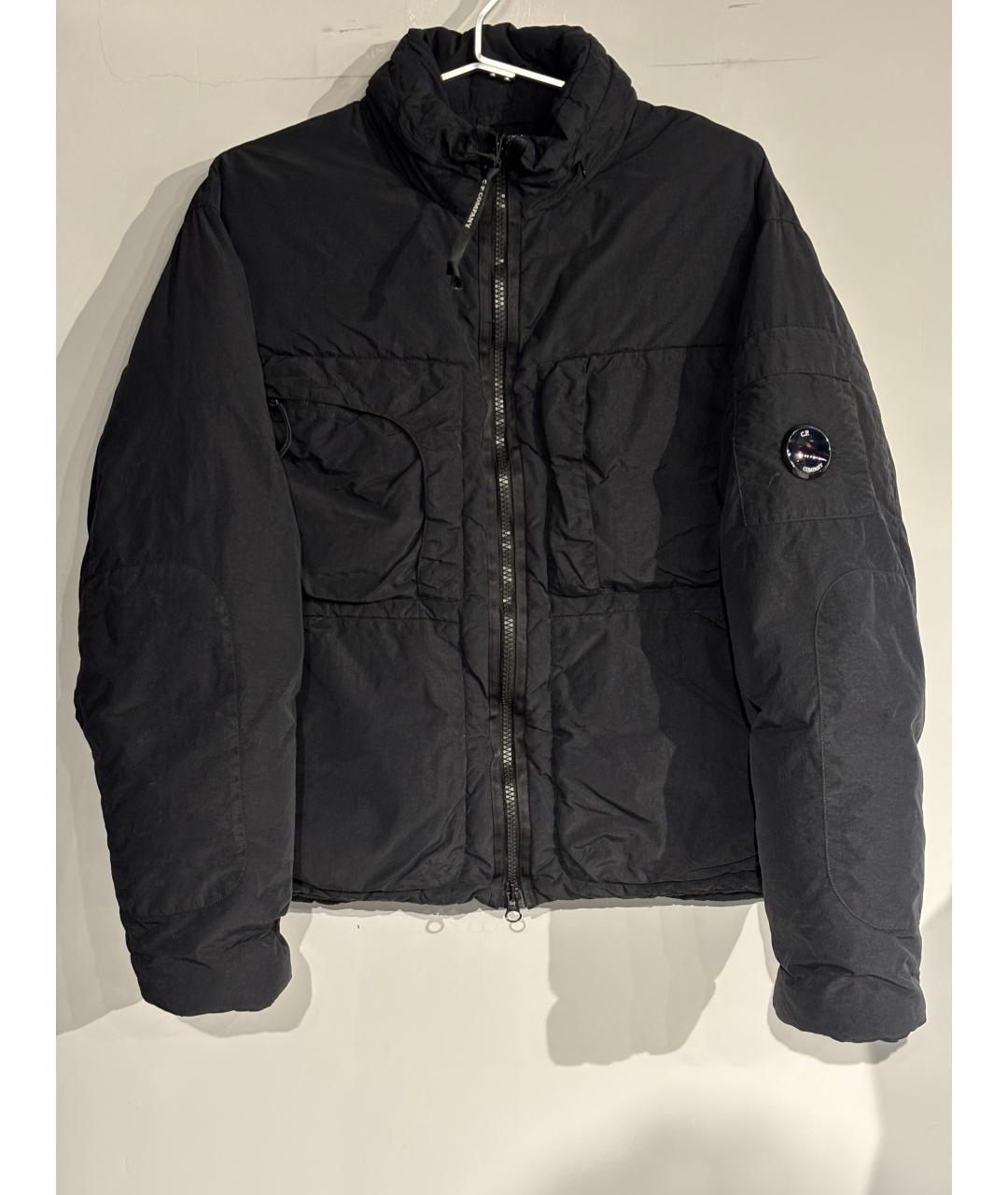 CP COMPANY Черный нейлоновый пуховик, фото 6