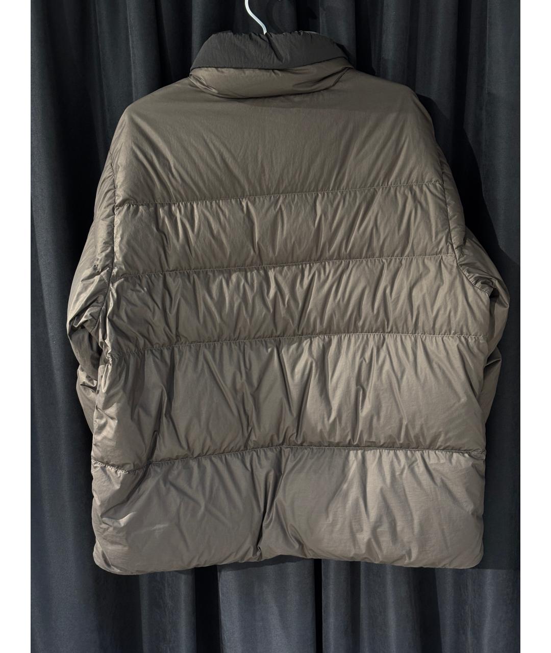 CP COMPANY Коричневый нейлоновый пуховик, фото 7