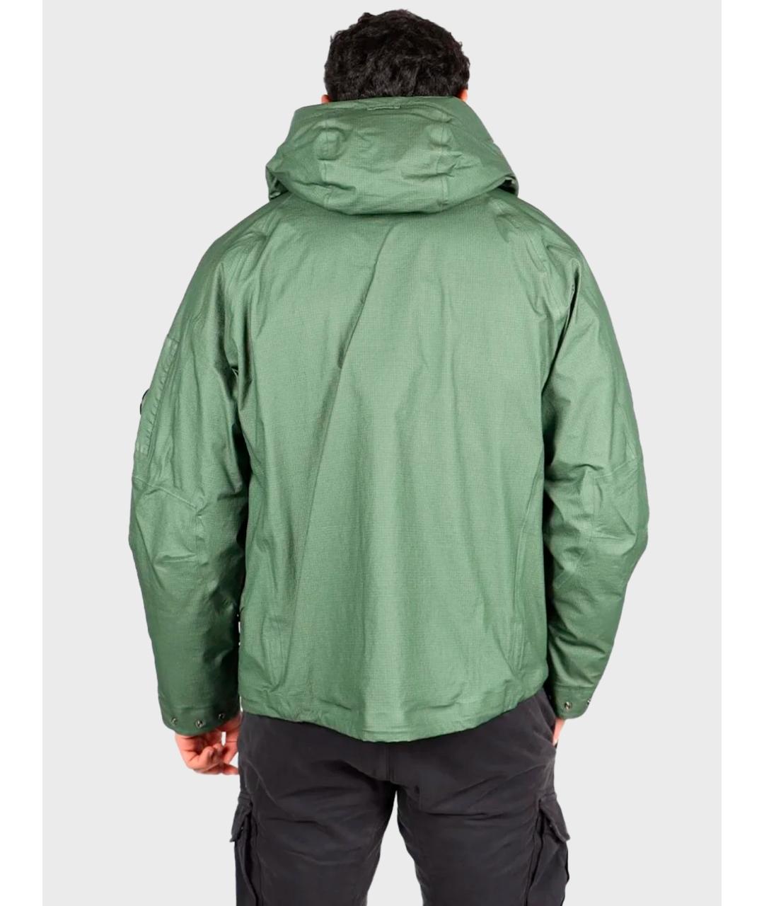 CP COMPANY Зеленый полиамидовый пуховик, фото 4