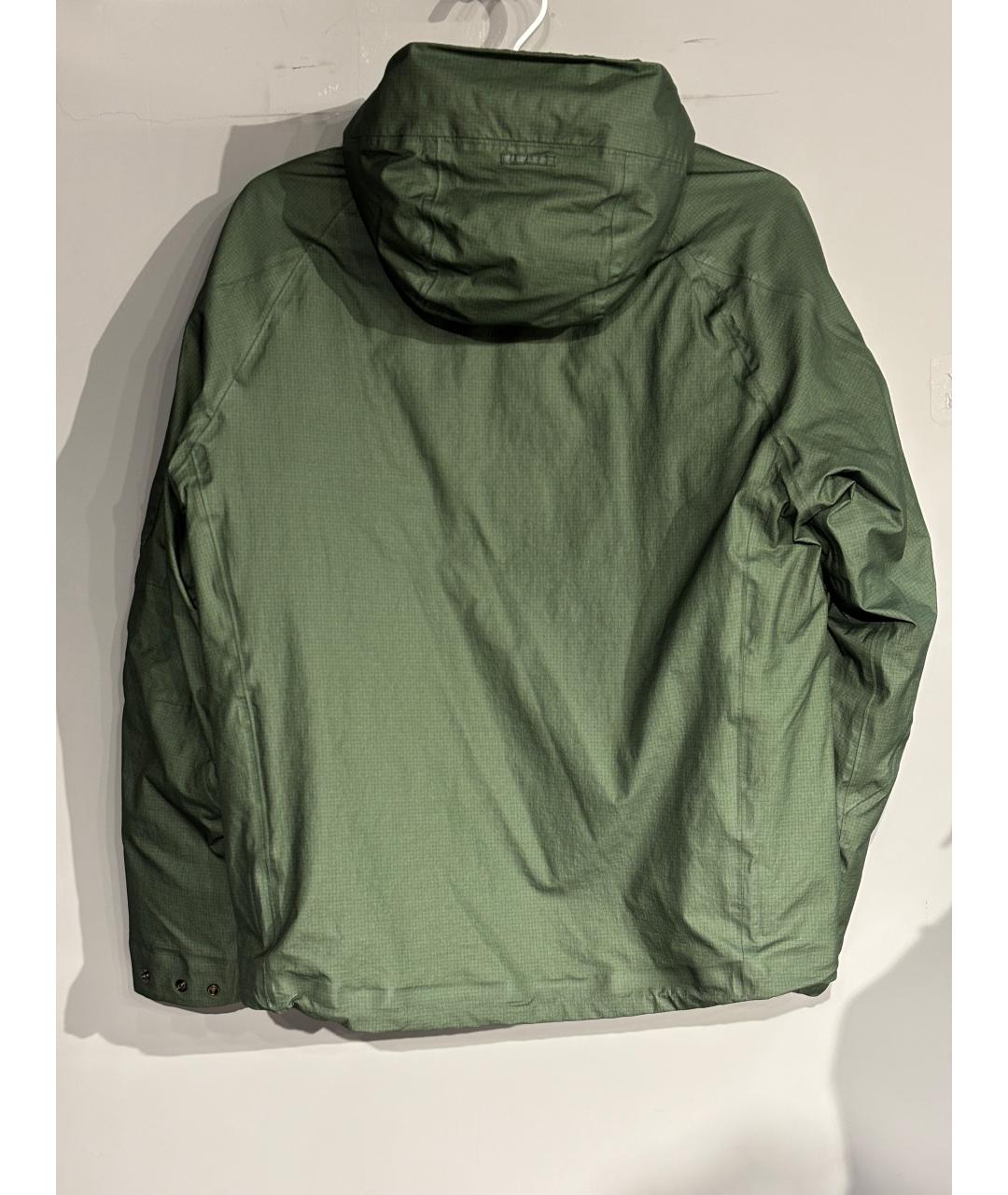 CP COMPANY Зеленый полиамидовый пуховик, фото 8