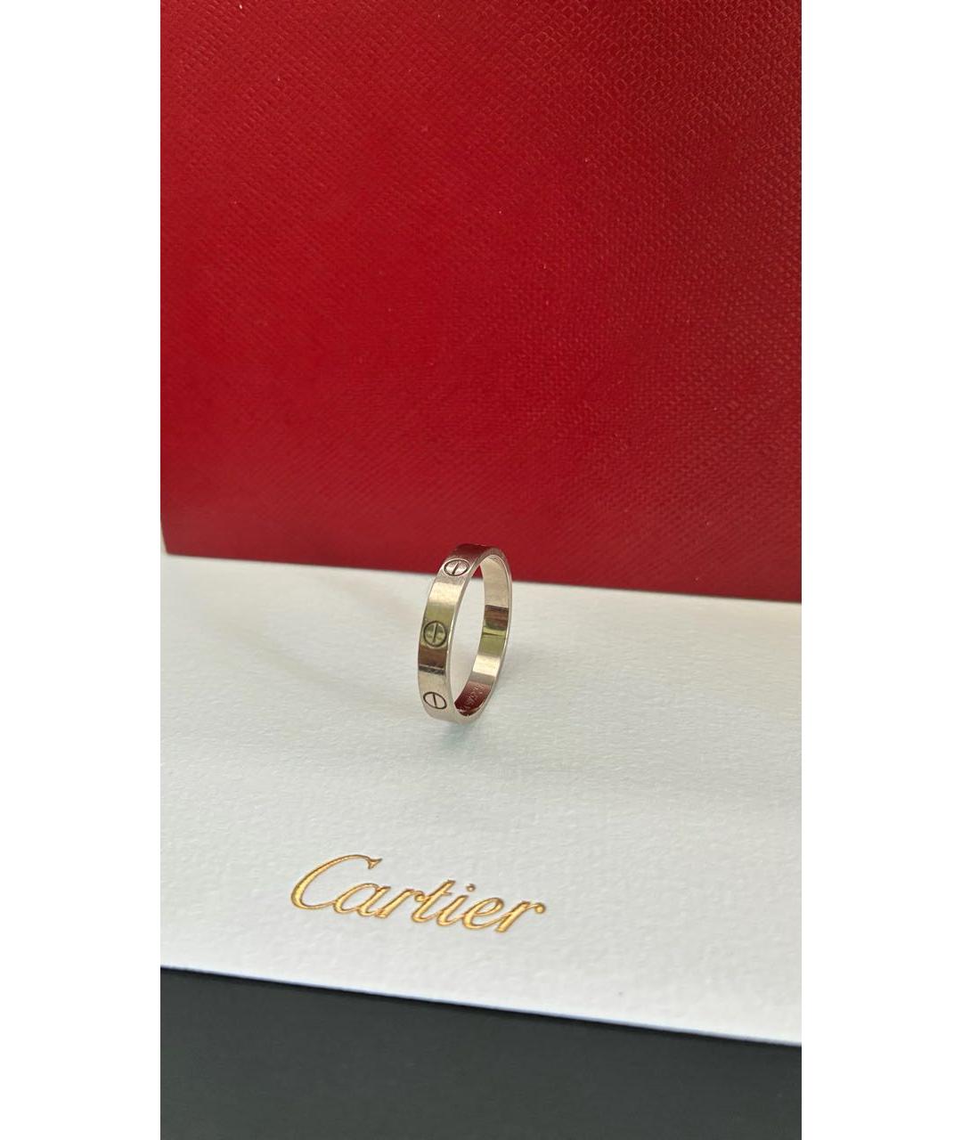 CARTIER Серебряное кольцо из белого золота, фото 5
