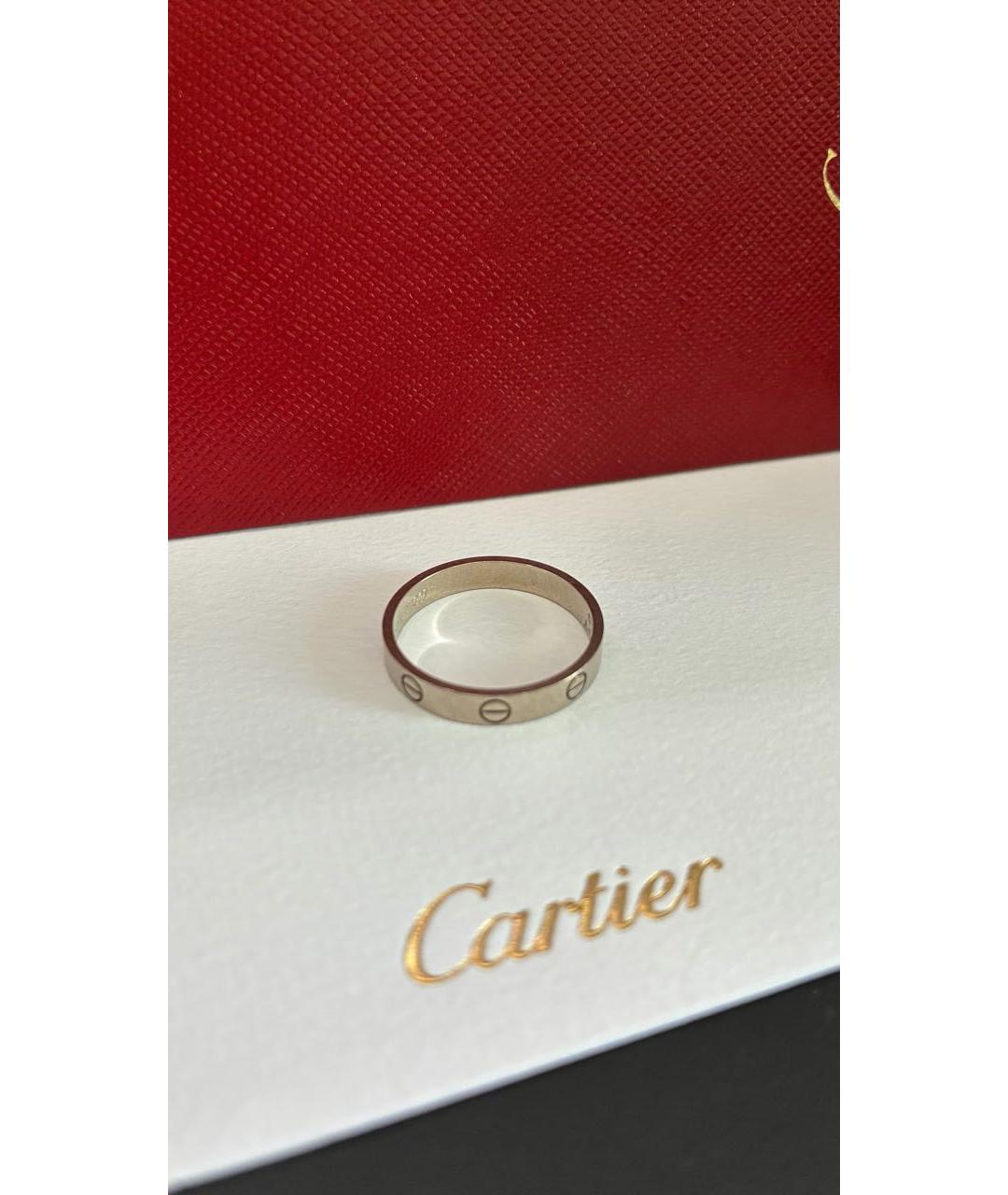 CARTIER Серебряное кольцо из белого золота, фото 4