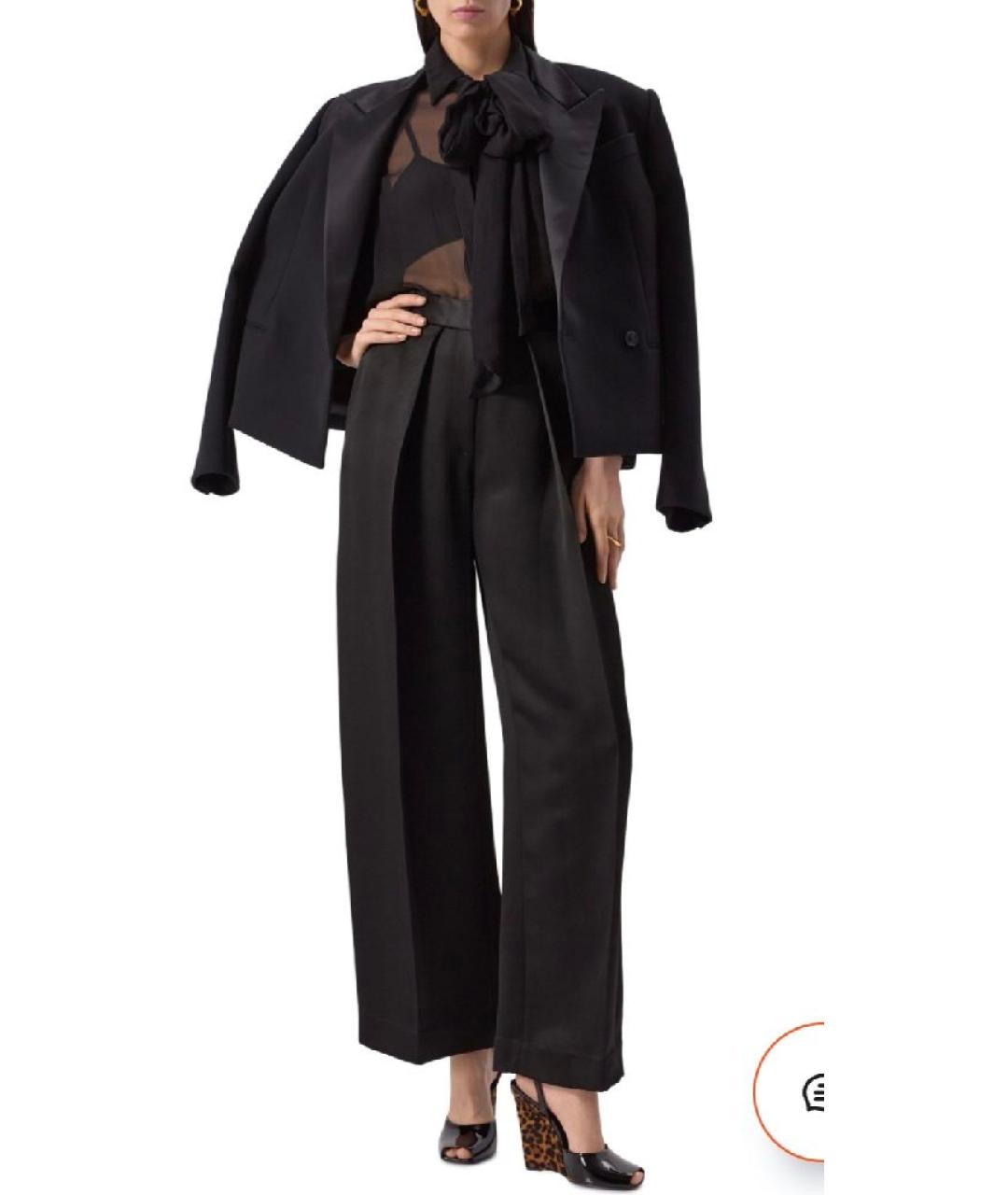 SAINT LAURENT Черные босоножки из лакированной кожи, фото 7