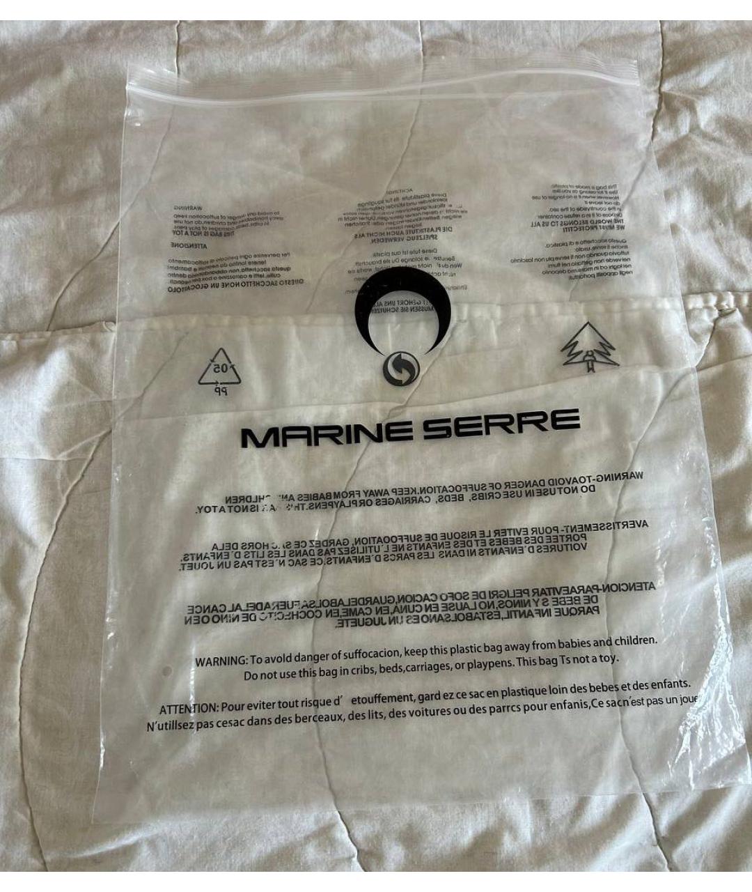 MARINE SERRE Черная шерстяная кепка, фото 7