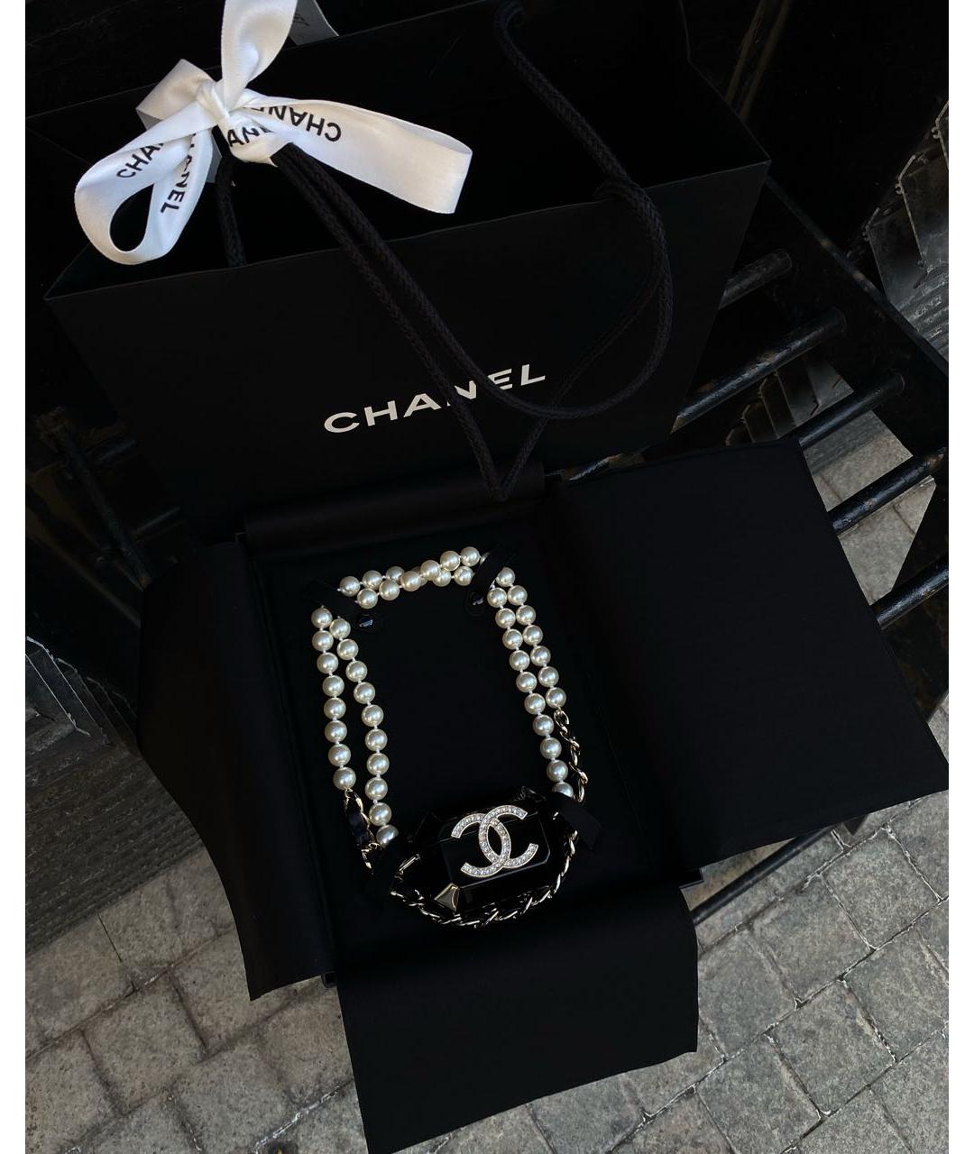 CHANEL Черная сумка через плечо, фото 3