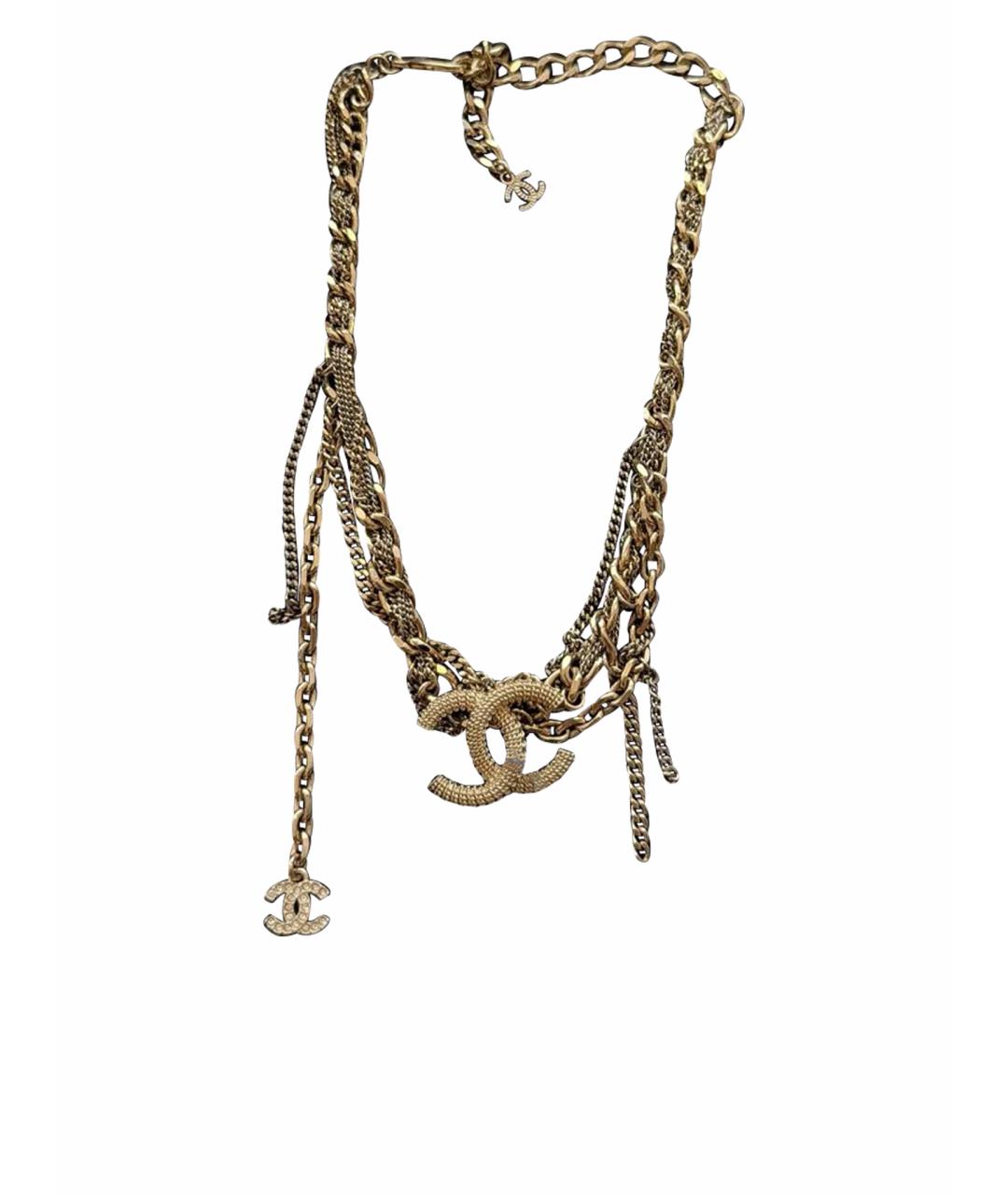 CHANEL Золотое колье, фото 1