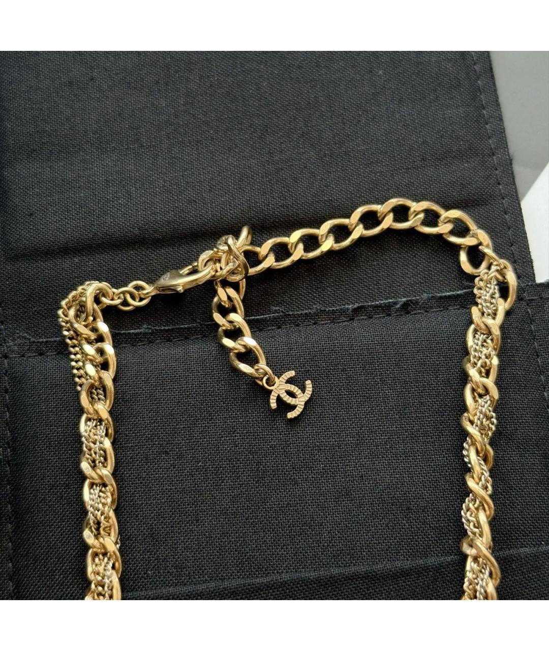 CHANEL Золотое колье, фото 2
