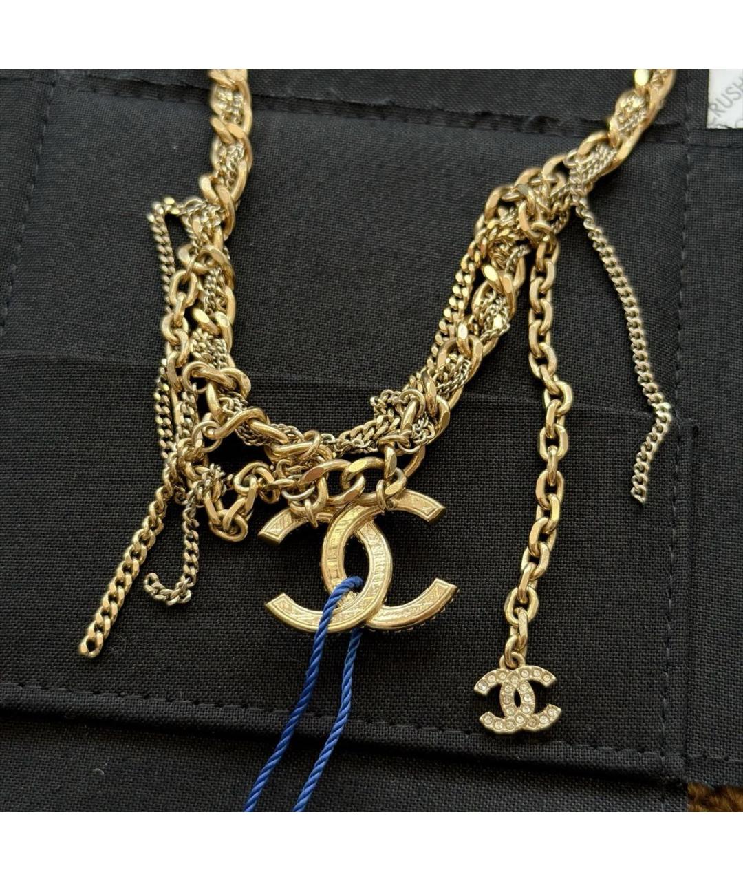 CHANEL Золотое колье, фото 3