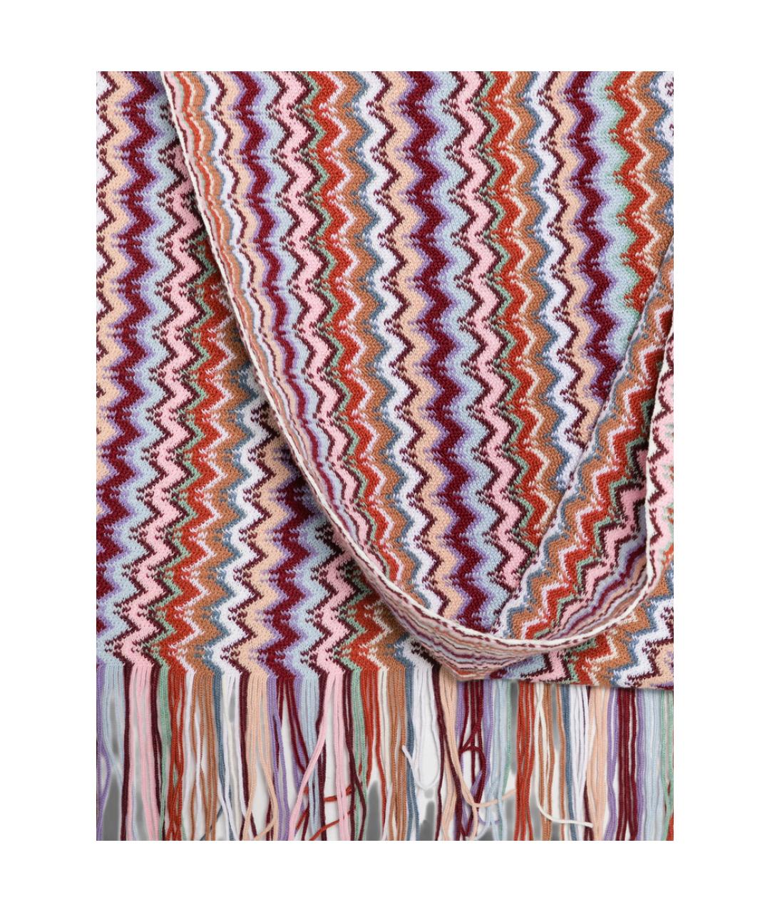 MISSONI Мульти шерстяной шарф, фото 3