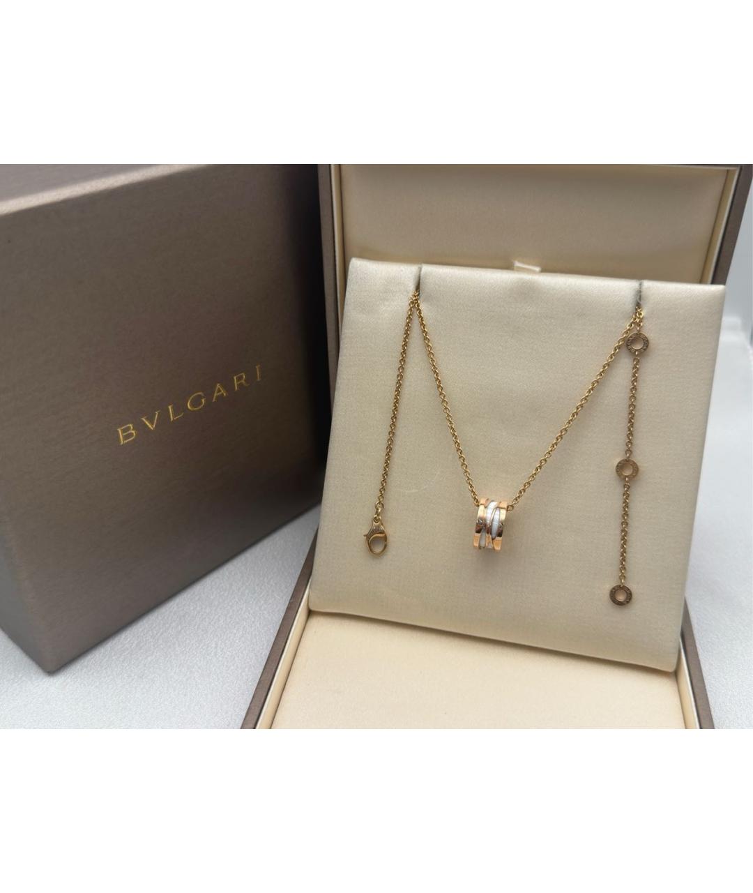 BVLGARI Золотое колье из розового золота, фото 2