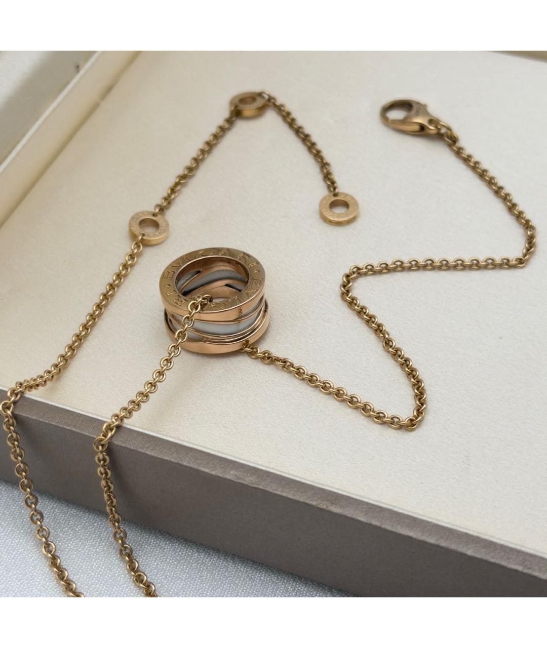 BVLGARI Золотое колье из розового золота, фото 4