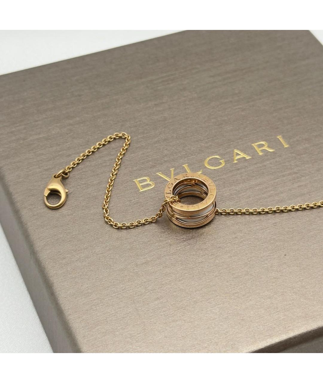 BVLGARI Золотое колье из розового золота, фото 5