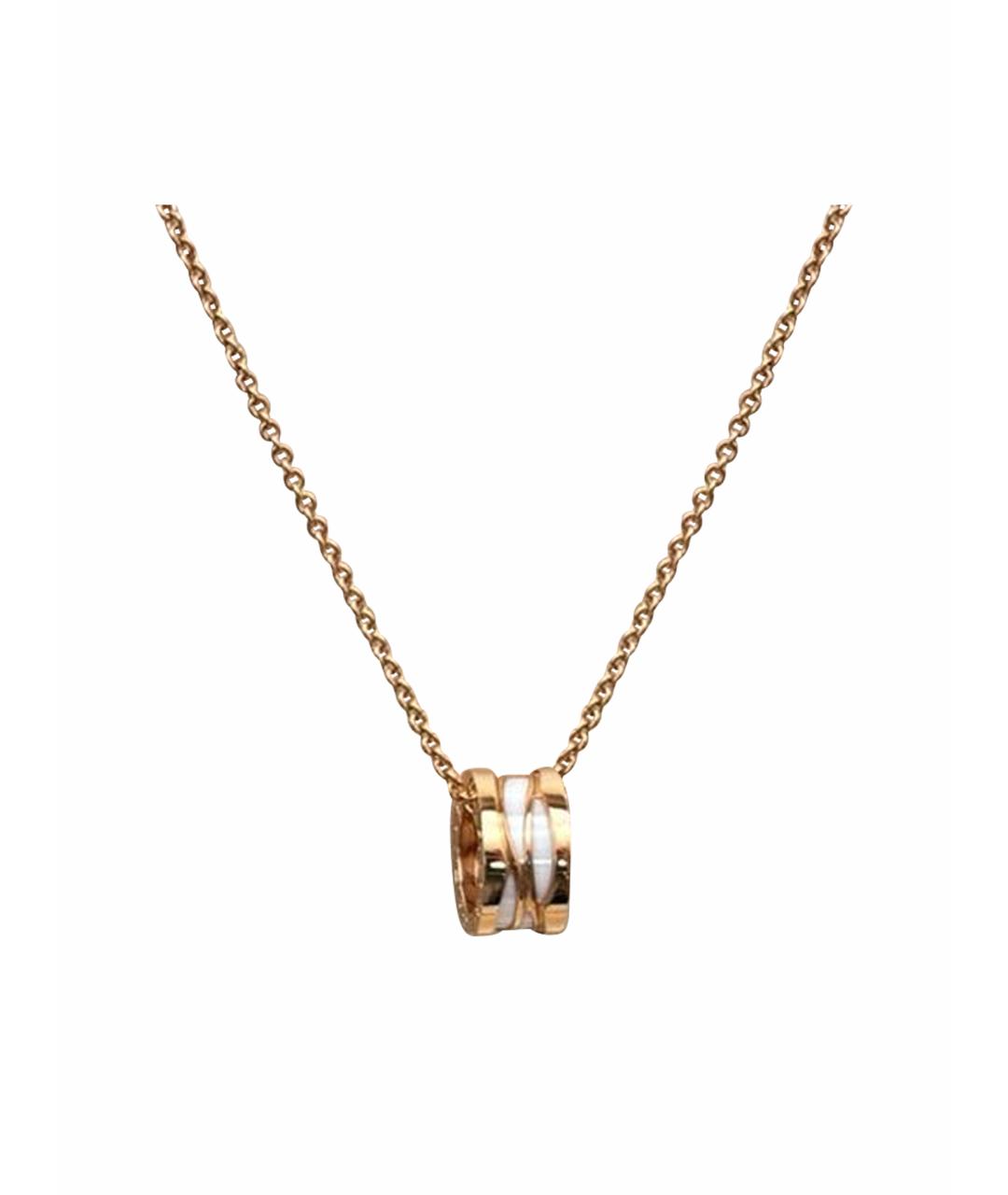 BVLGARI Золотое колье из розового золота, фото 1