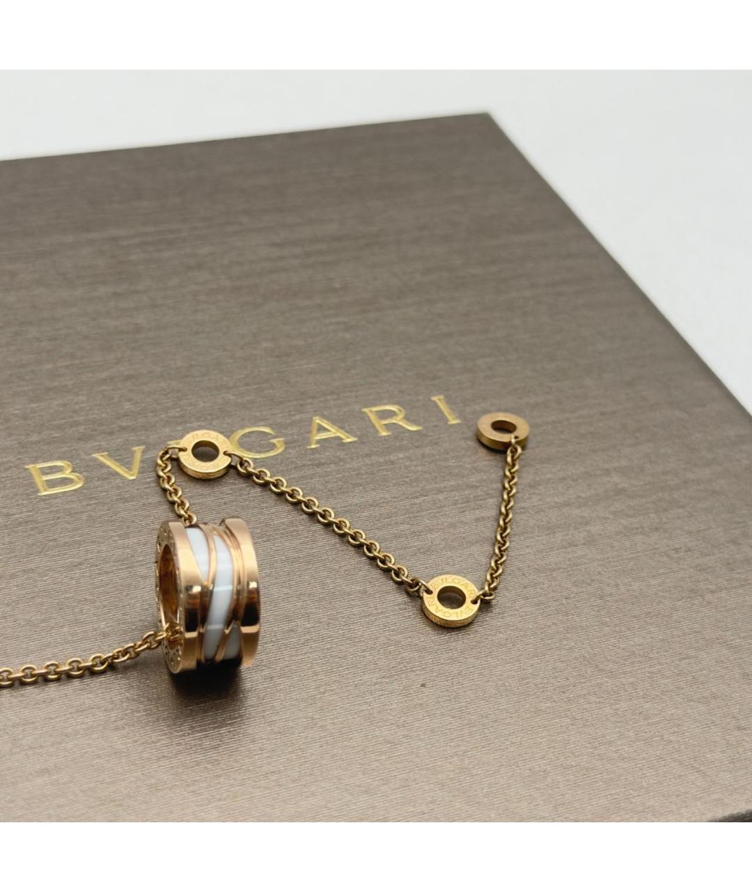 BVLGARI Золотое колье из розового золота, фото 6