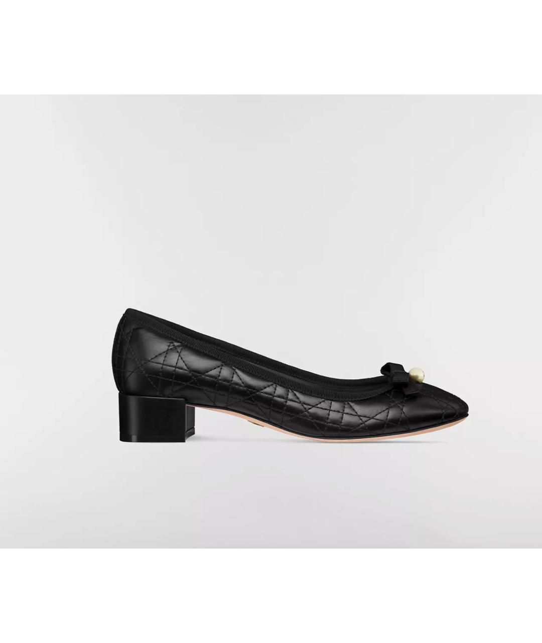 CHRISTIAN DIOR Черные кожаные туфли, фото 4