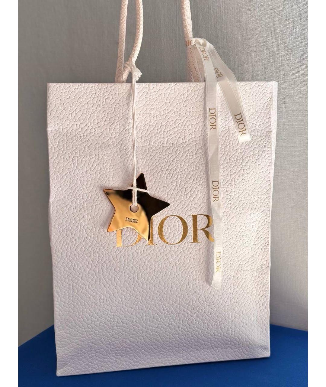 CHRISTIAN DIOR Голубой кожаный кошелек, фото 8
