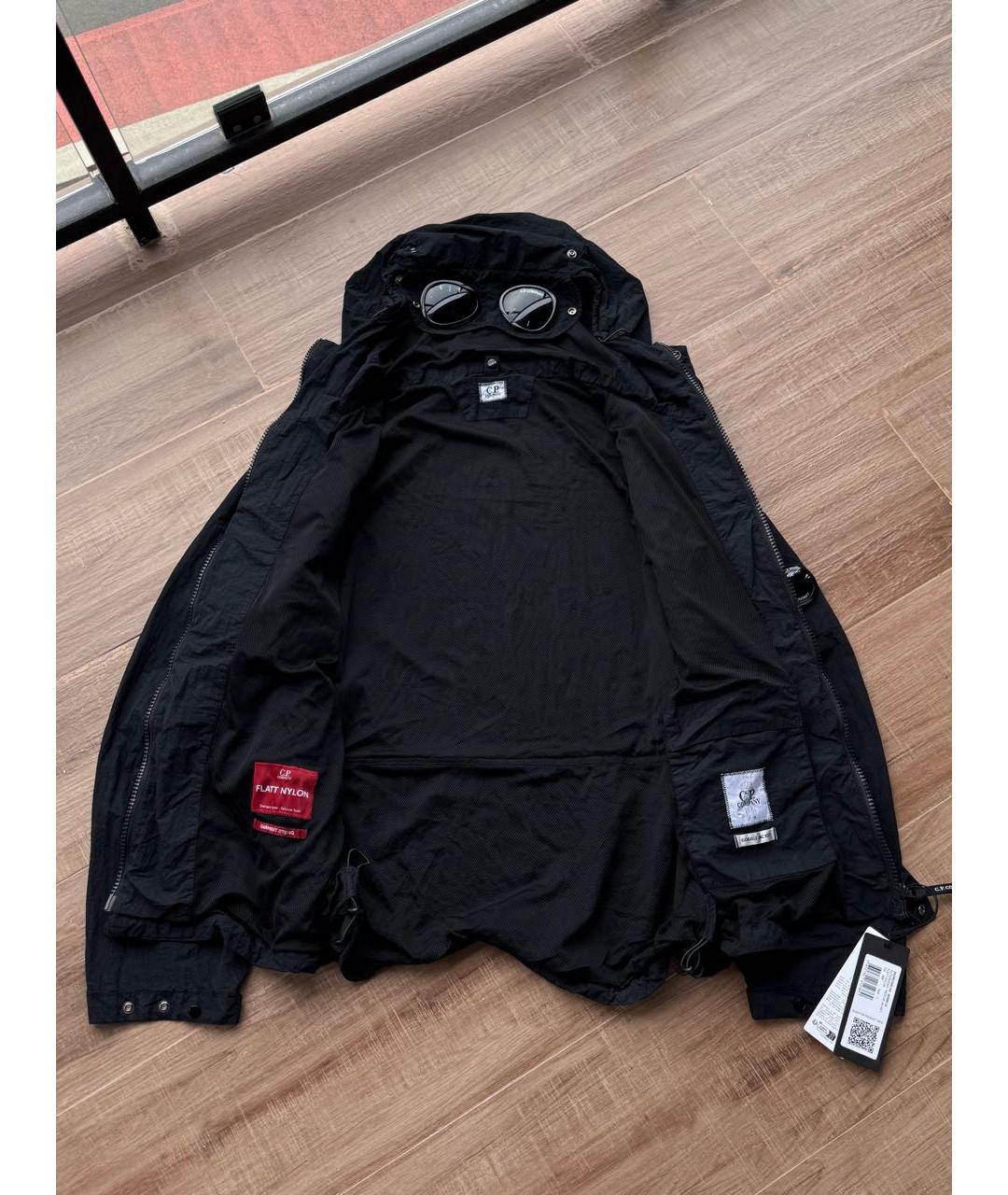 CP COMPANY Черная нейлоновая куртка, фото 4