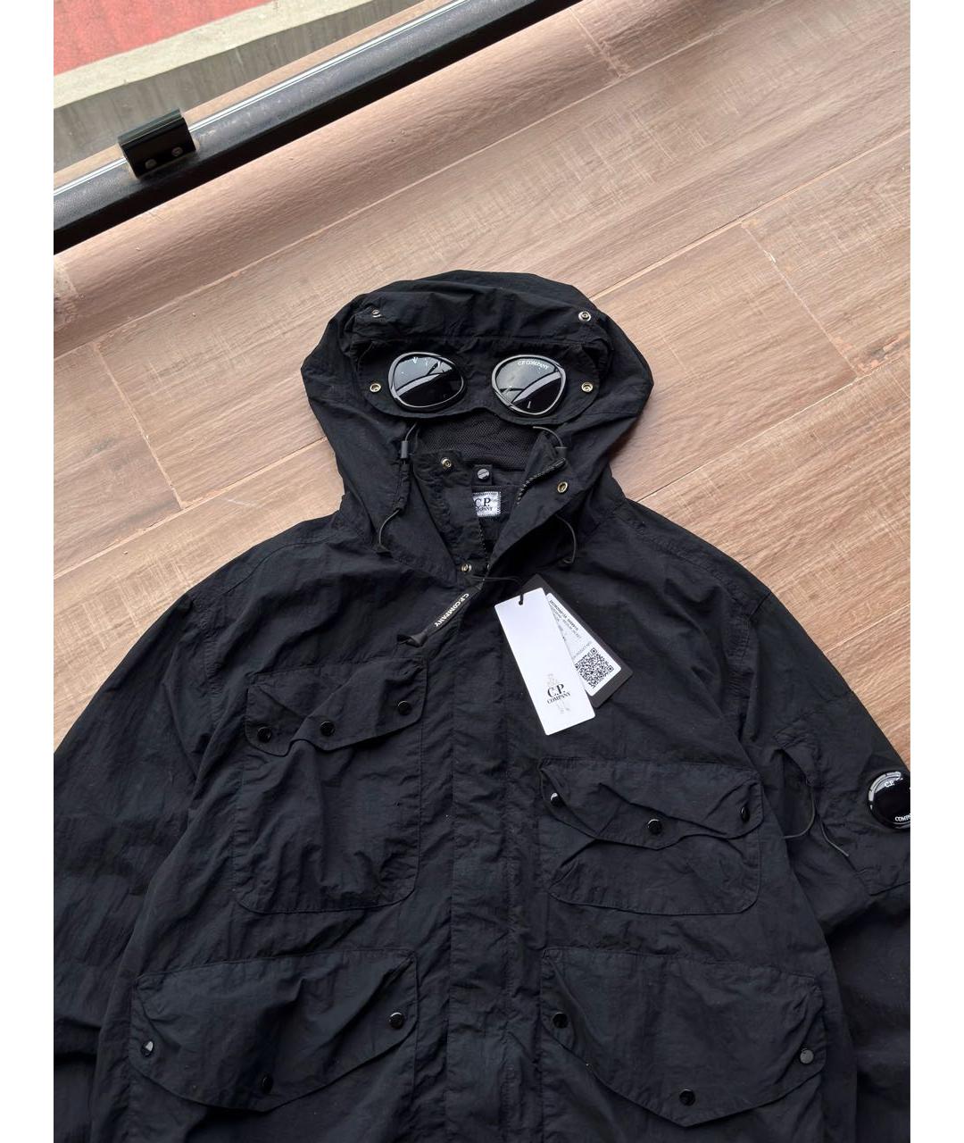 CP COMPANY Черная нейлоновая куртка, фото 2