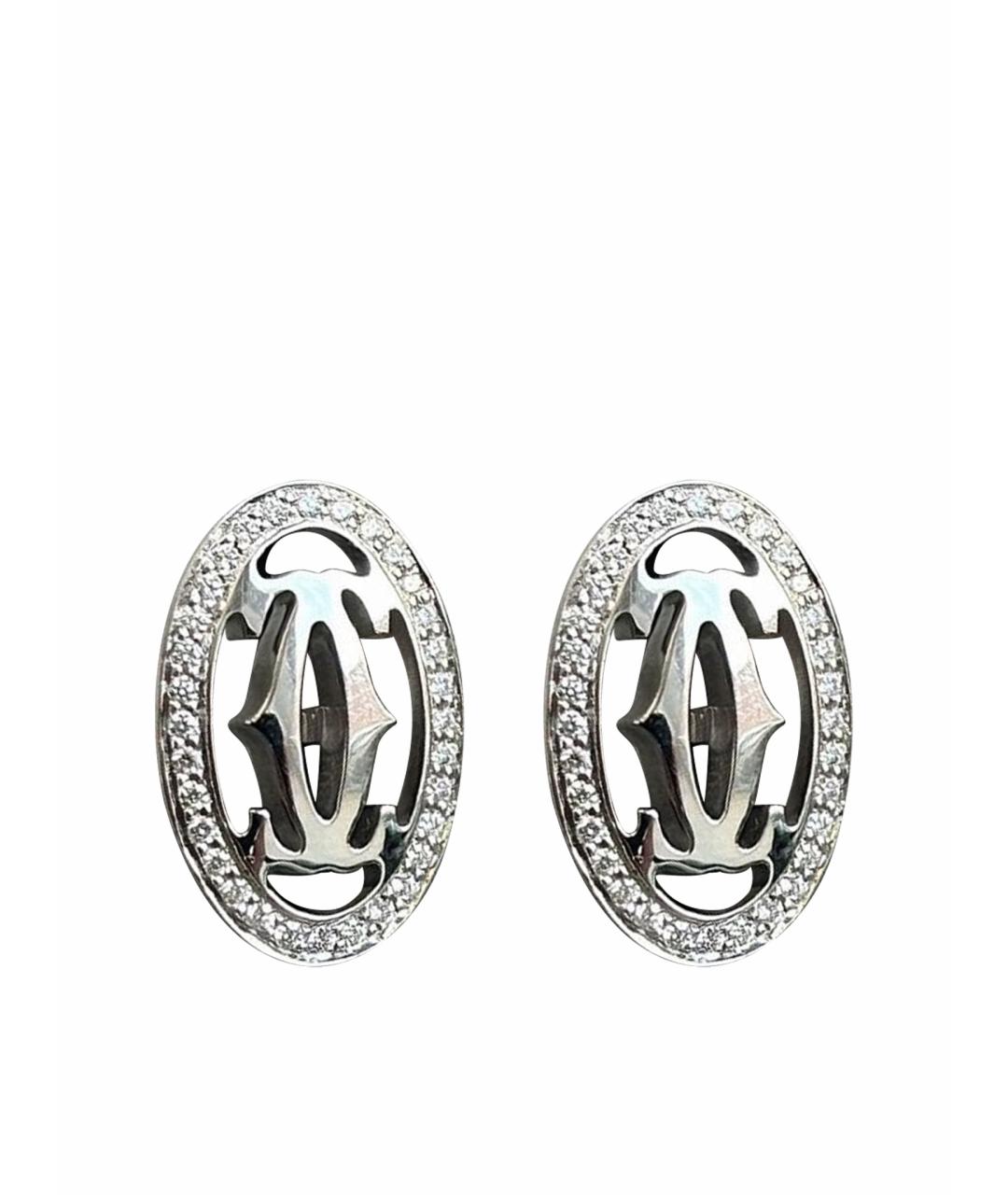 CARTIER Белые запонки из белого золота, фото 1