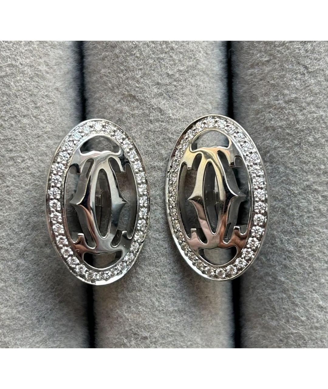 CARTIER Белые запонки из белого золота, фото 2