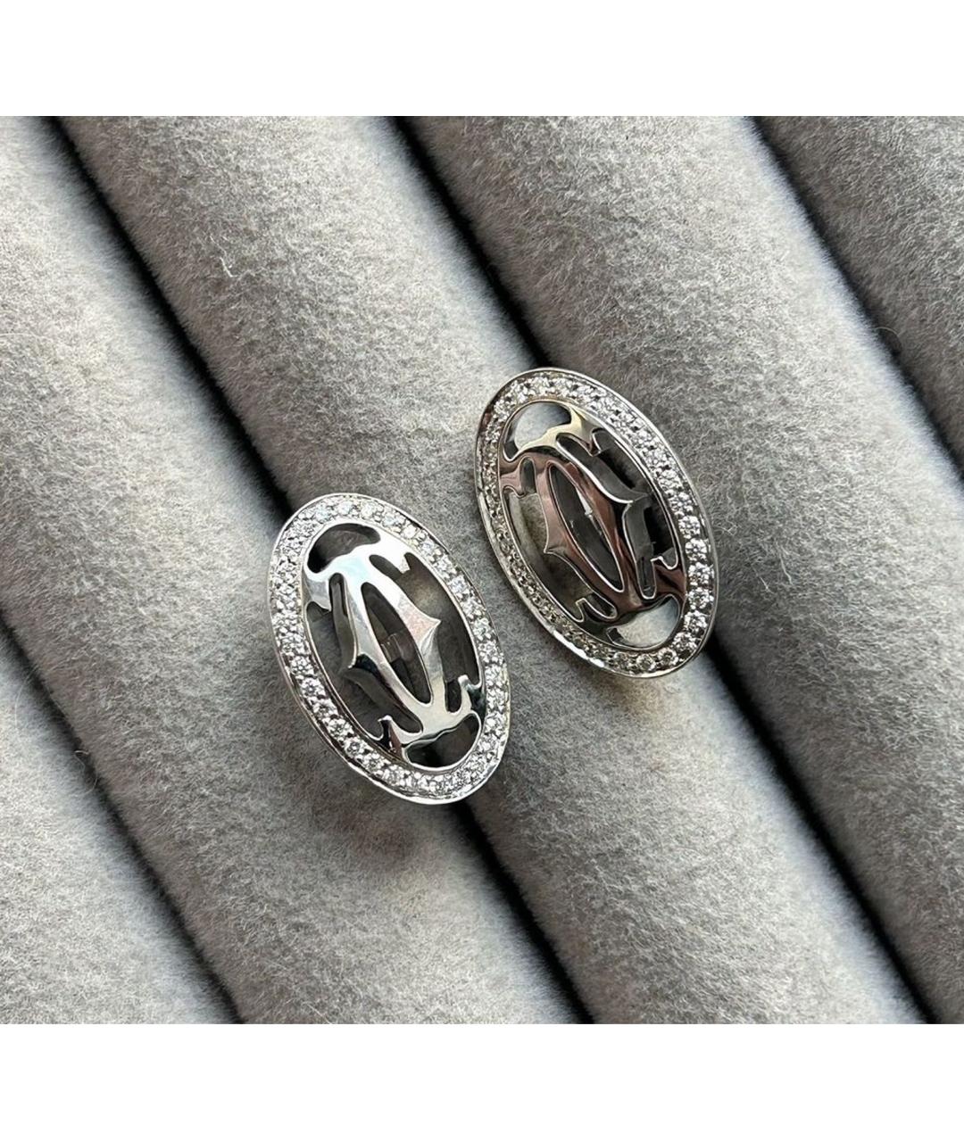 CARTIER Белые запонки из белого золота, фото 10